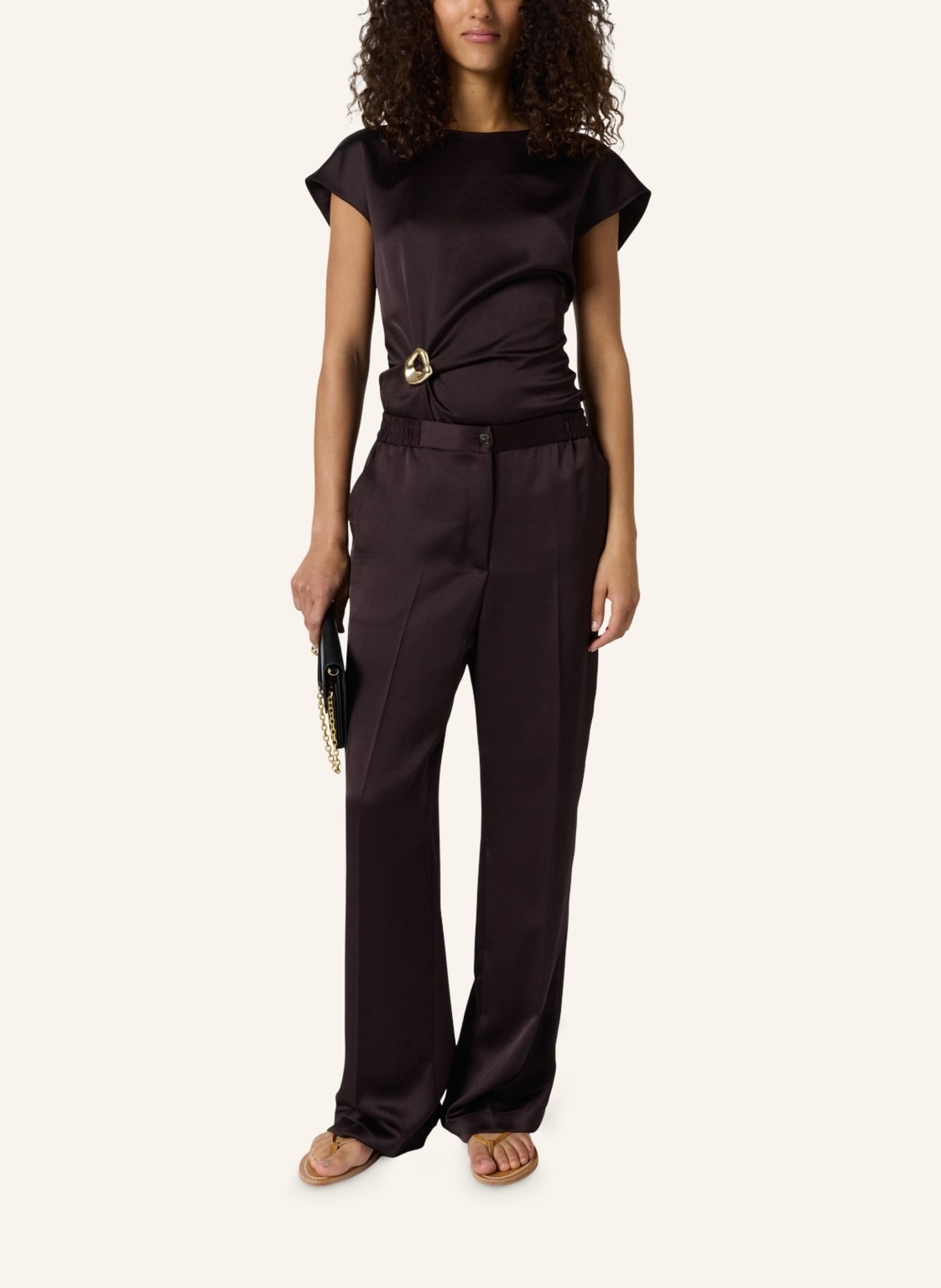 GERARD DAREL Hose AMELYA: HELLBRAUN