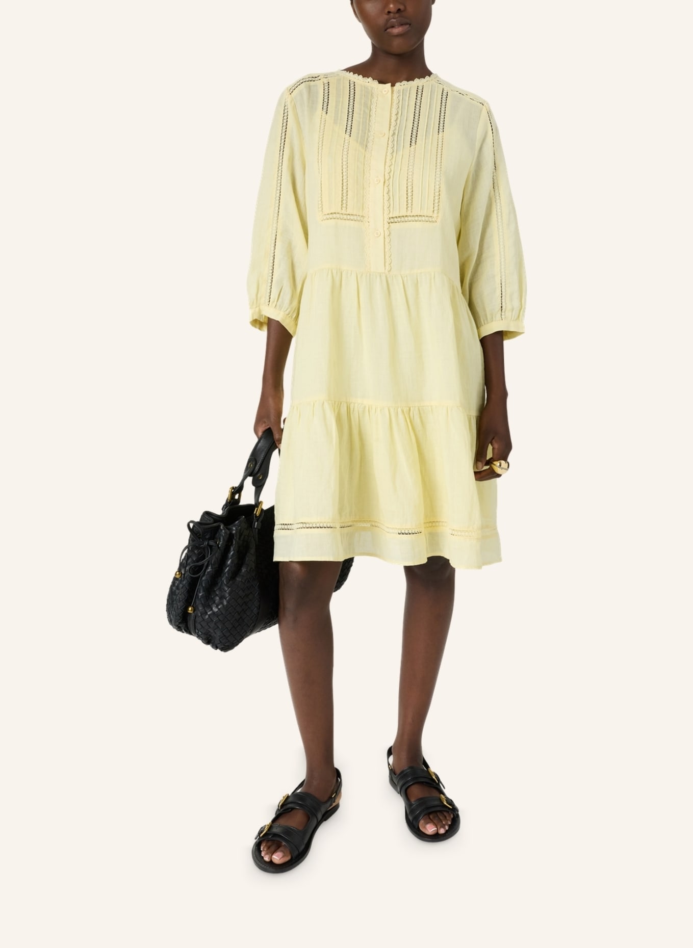 GERARD DAREL Kleid RIANE: GELB