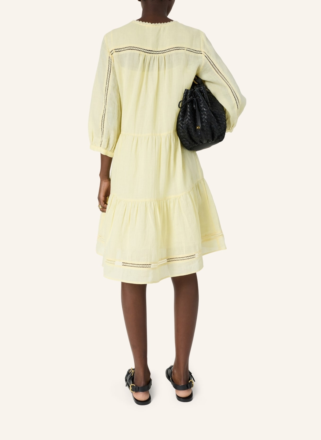 GERARD DAREL Kleid RIANE: GELB