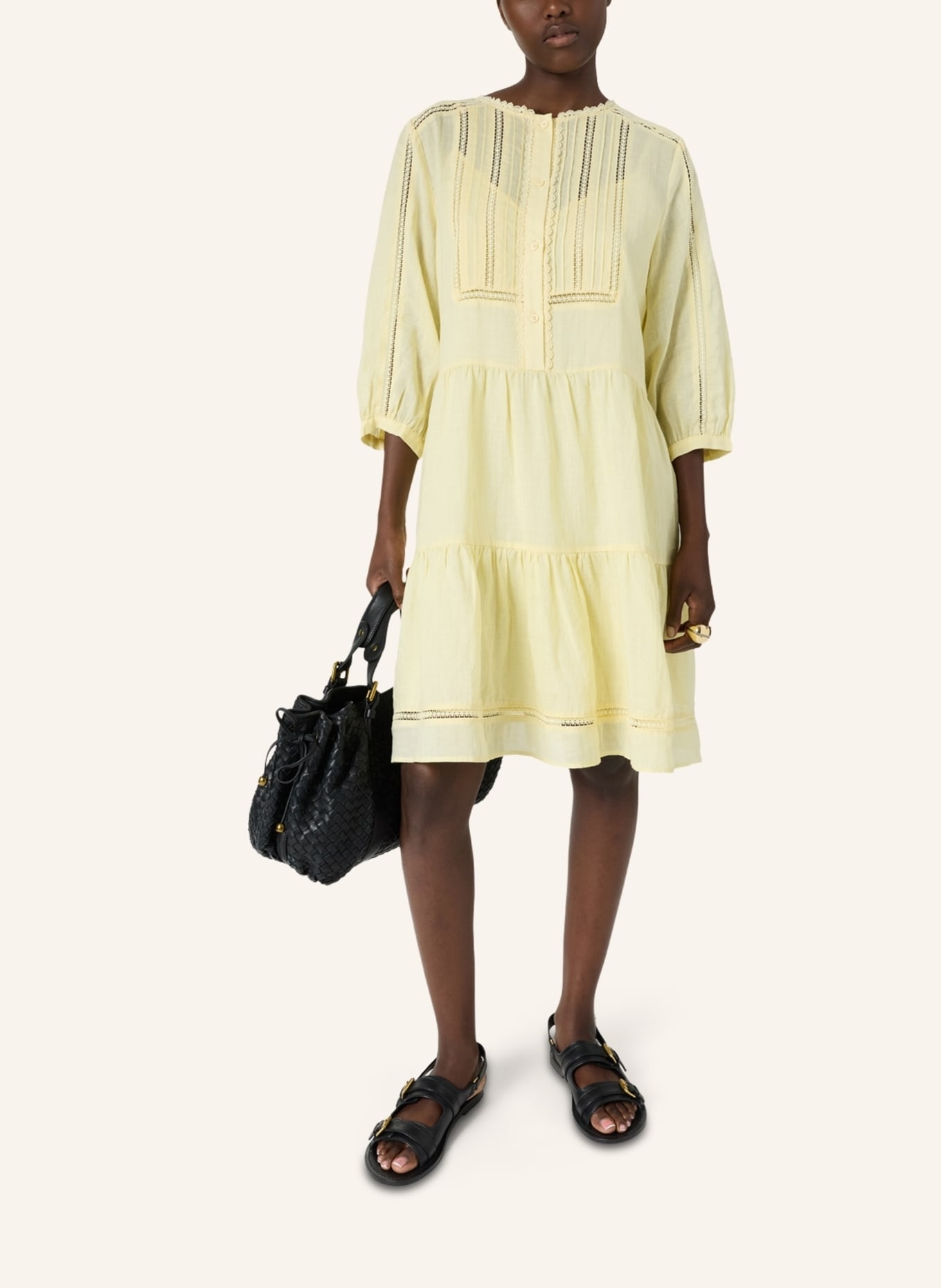 GERARD DAREL Kleid RIANE: GELB