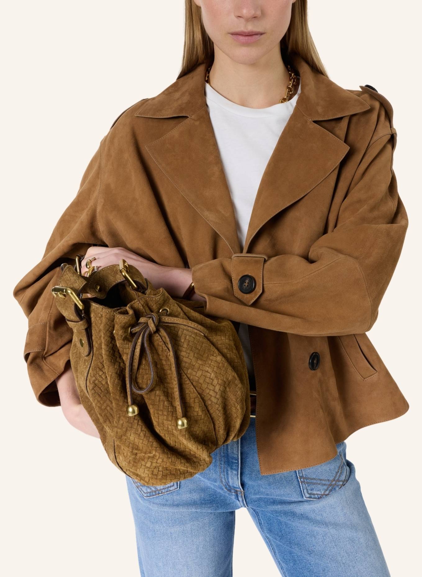 GERARD DAREL Trenchcoat TAMY: BRAUN