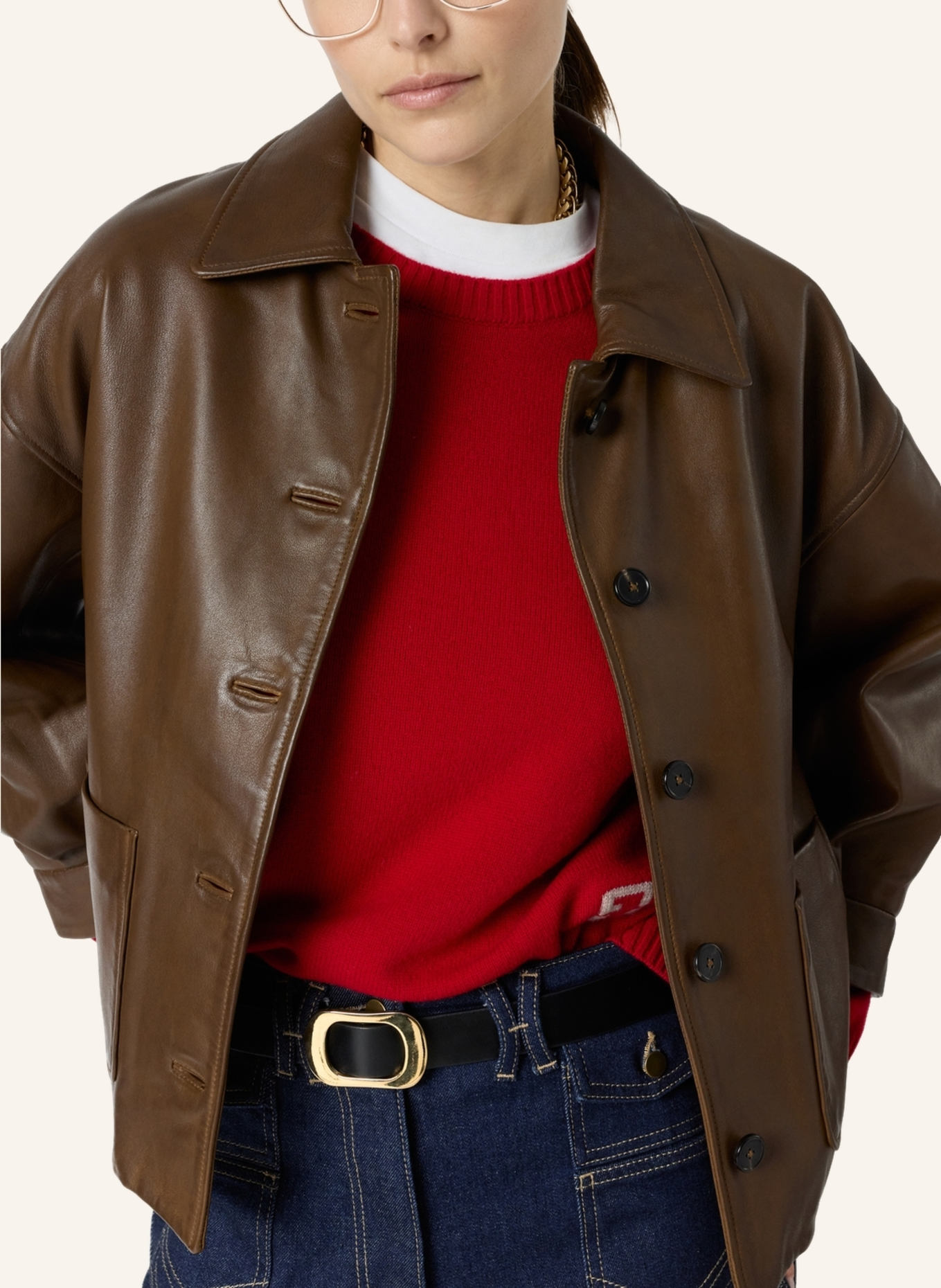 GERARD DAREL Jacke TINAE: BRAUN