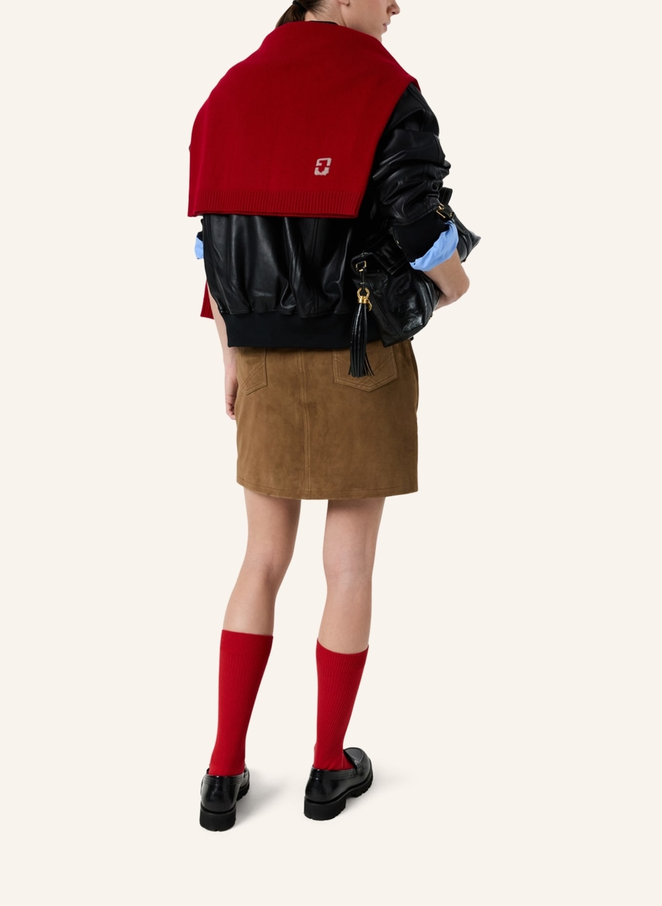 GERARD DAREL Leder JEMIMA: TAUPE