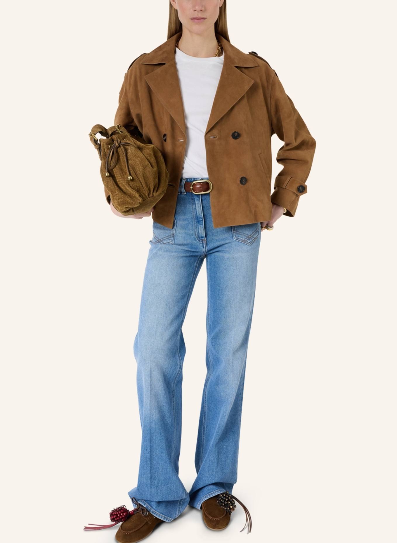 GERARD DAREL Trenchcoat TAMY: BRAUN