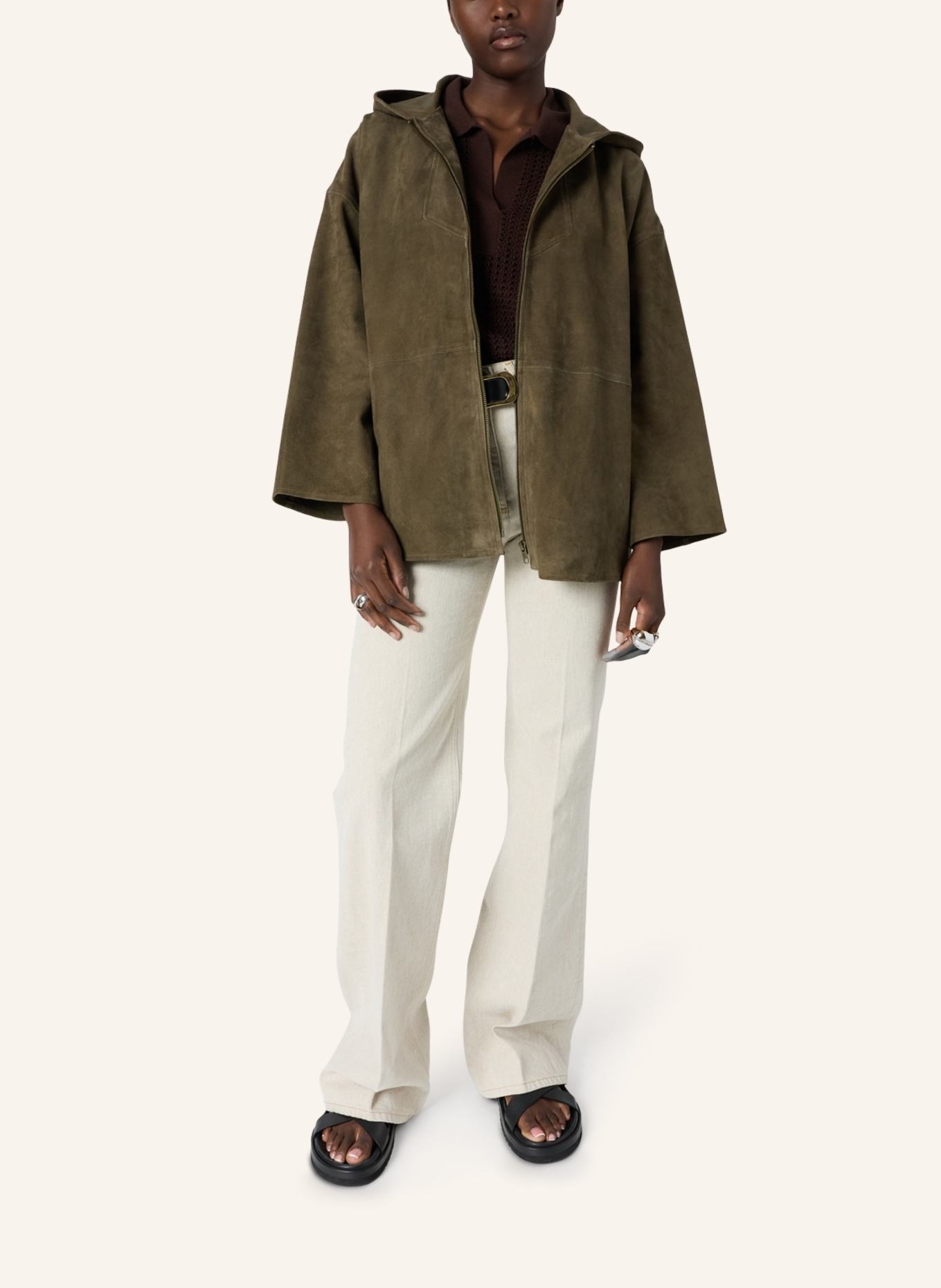 GERARD DAREL Mantel TASSYA: KHAKI