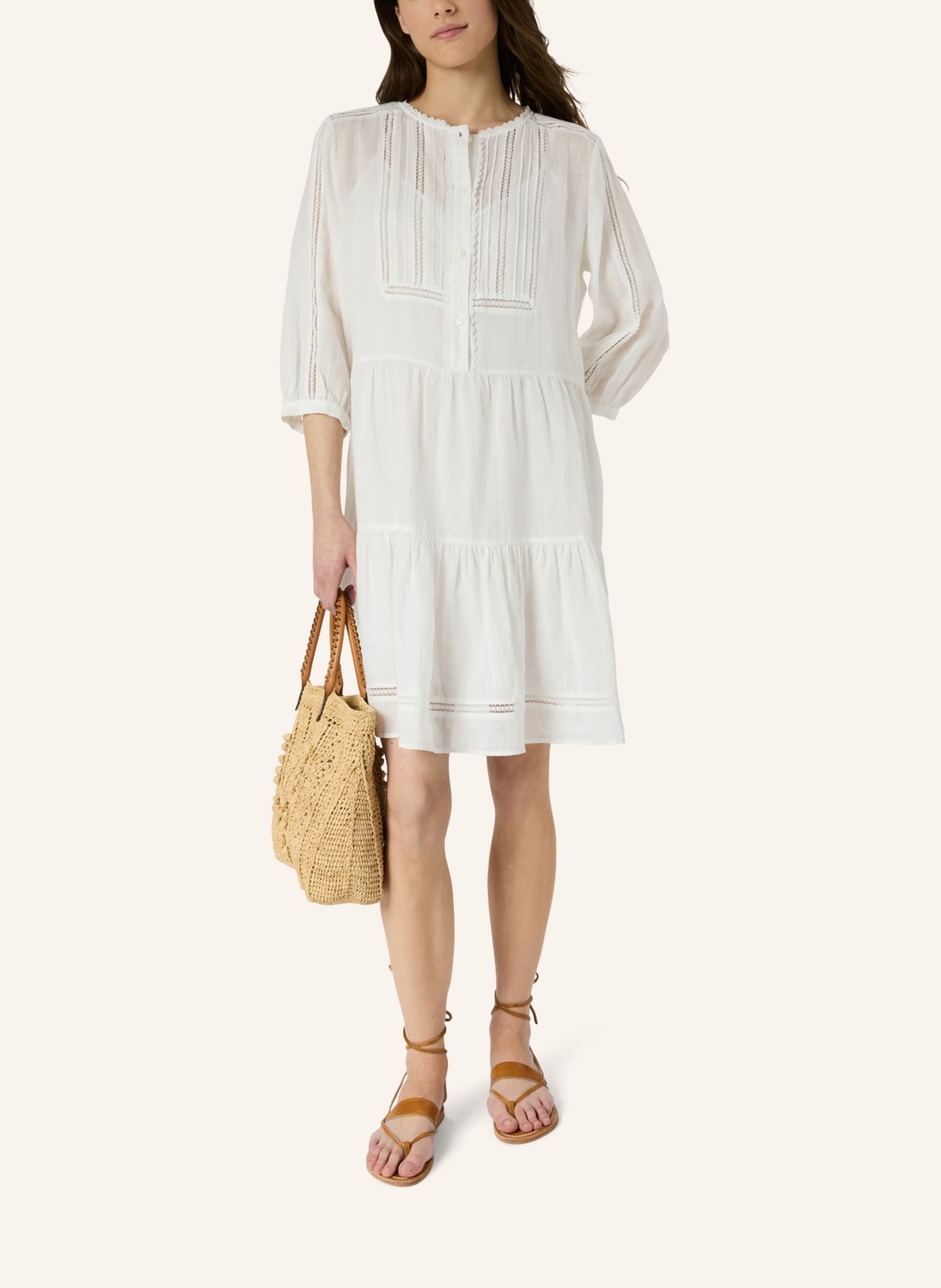 GERARD DAREL Kleid RIANE: ECRU