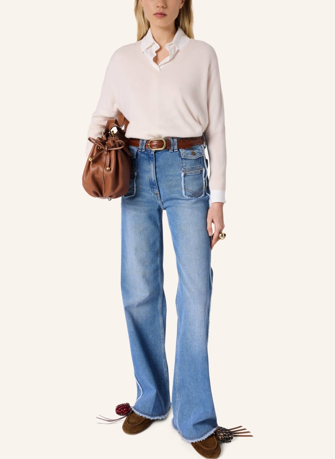 GERARD DAREL Pullover LENAE: ECRU