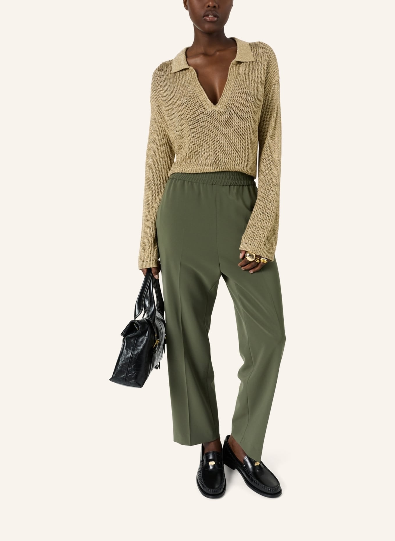 GERARD DAREL Hose ALIETTE: KHAKI