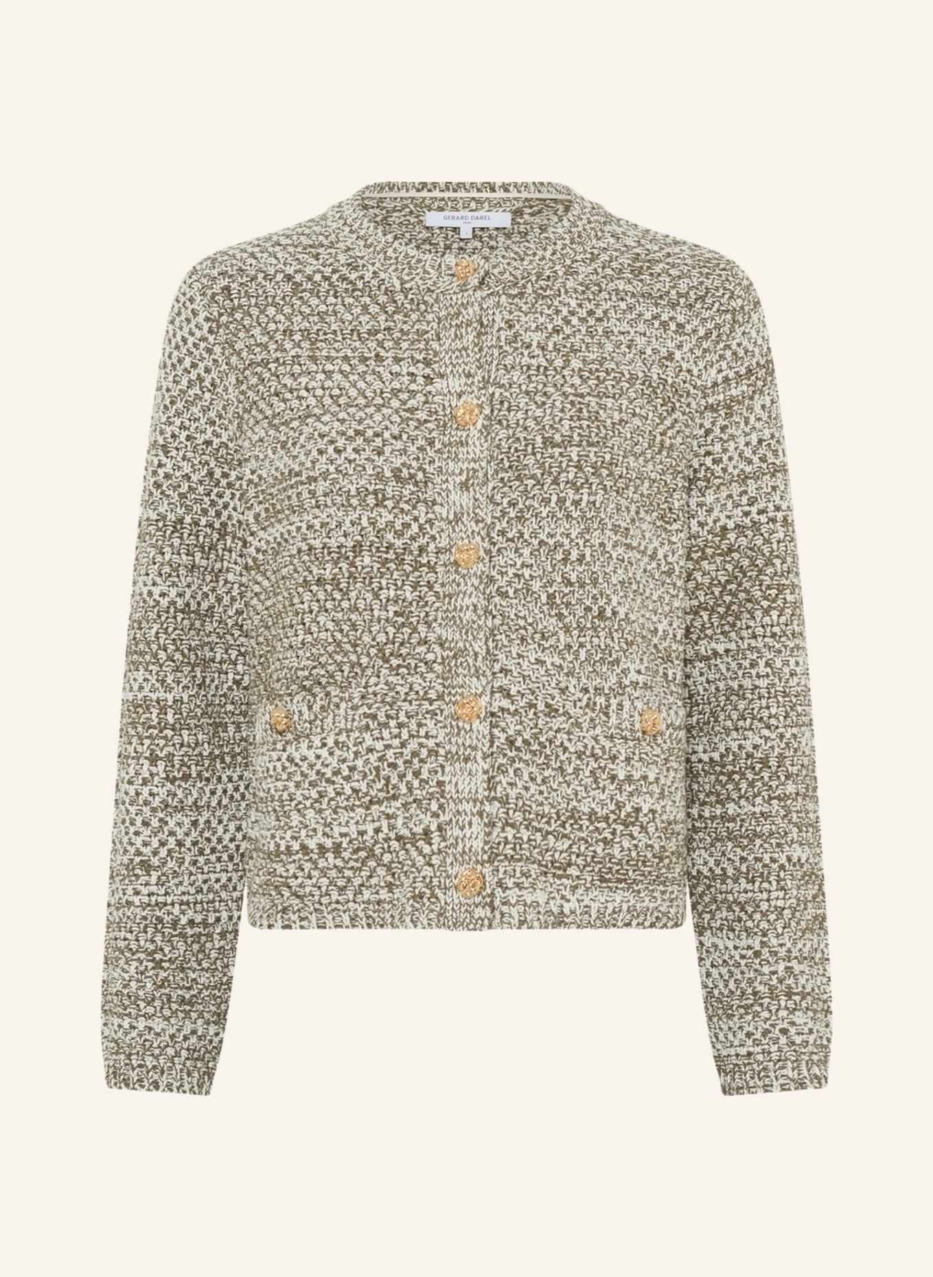 GERARD DAREL Strickjacke LEORA: KHAKI