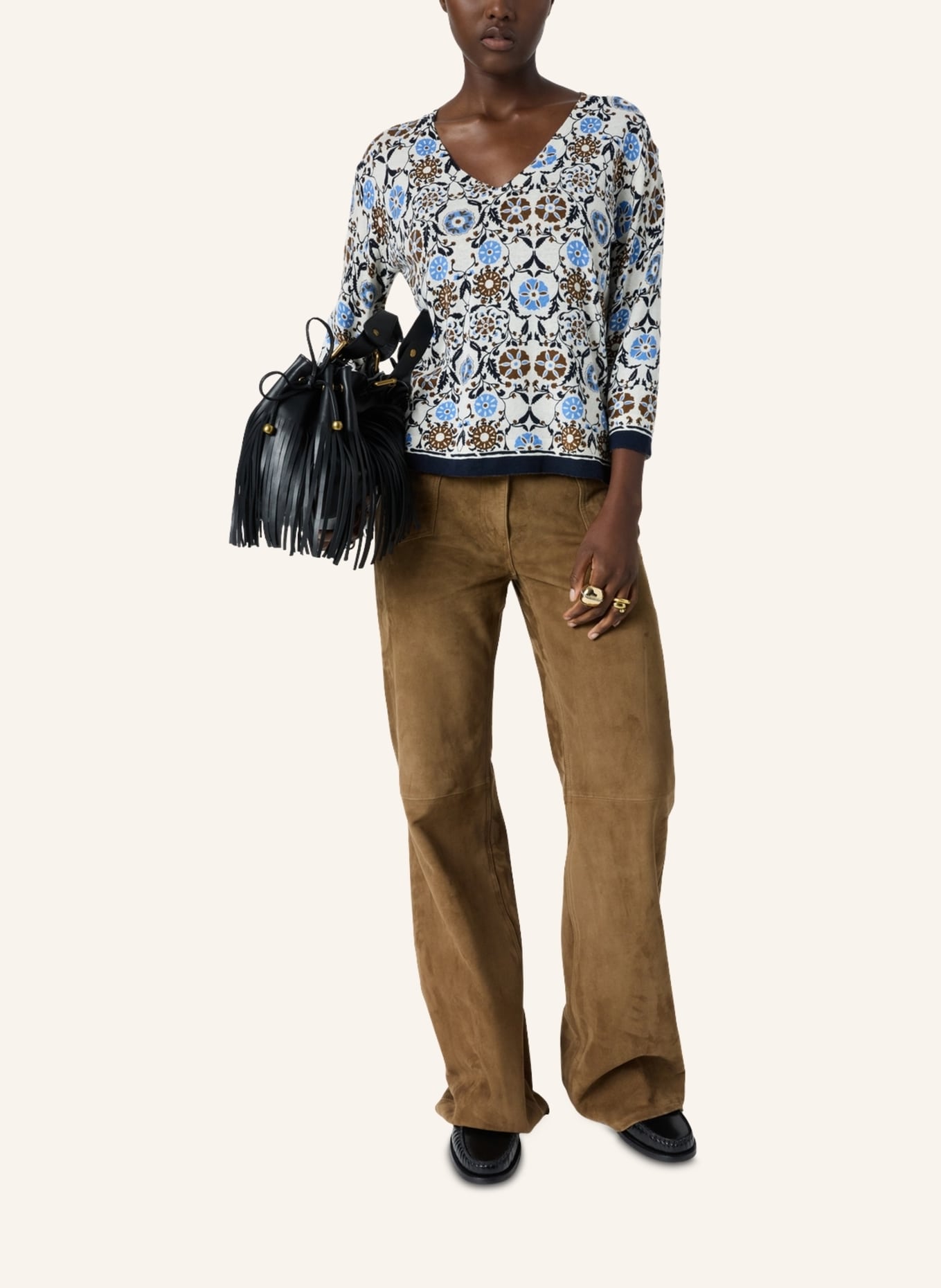 GERARD DAREL Pullover LIVA: BRAUN