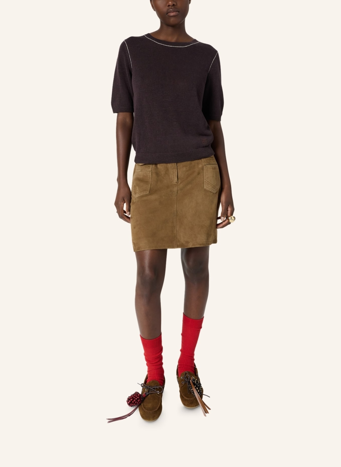 GERARD DAREL Pullover LOUMIA: BRAUN