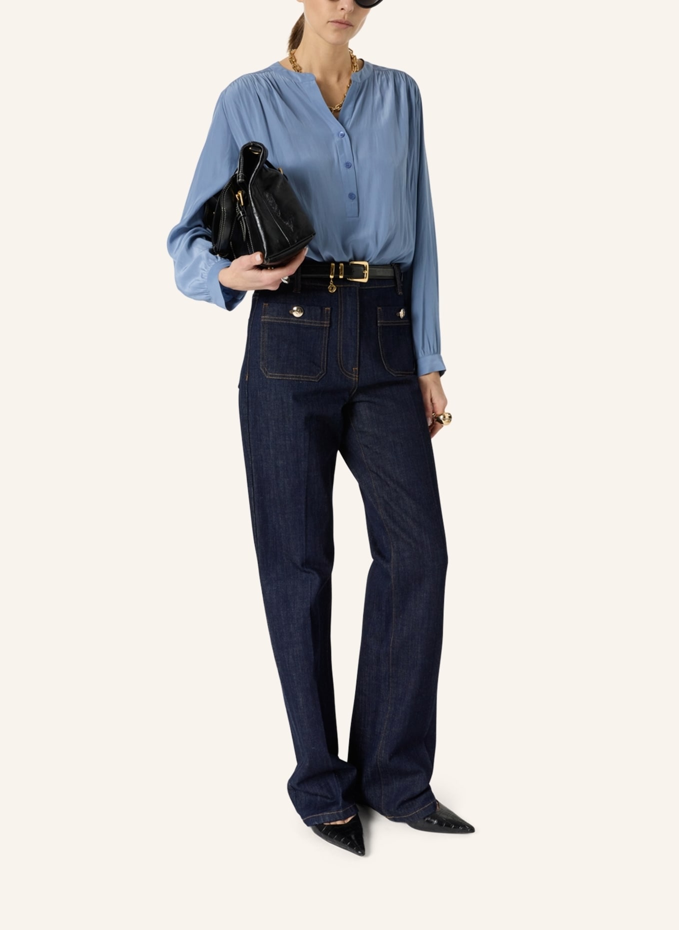GERARD DAREL Bluse CYNDIE: BLAU