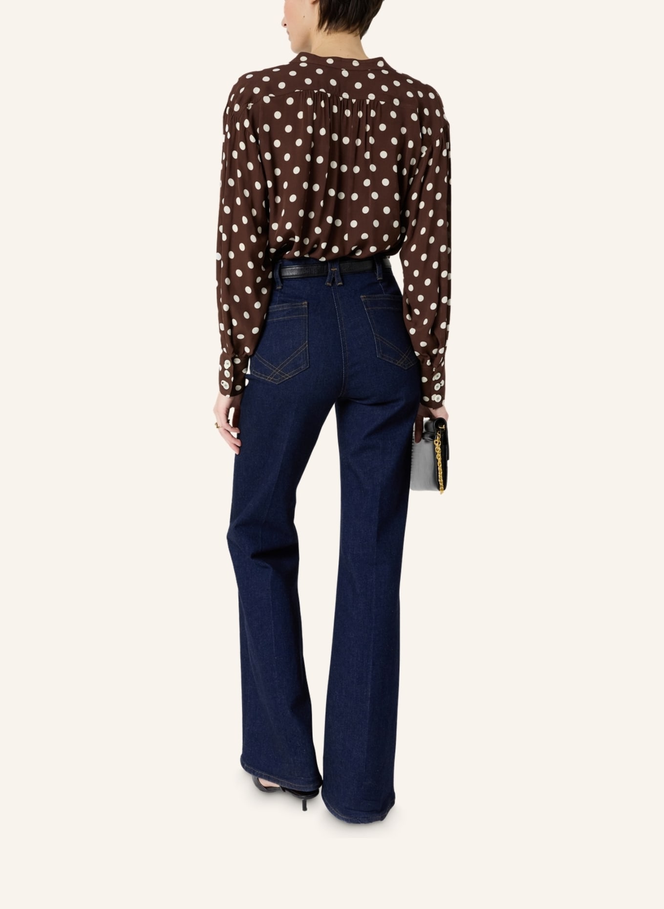 GERARD DAREL Bluse CAYANE: BRAUN