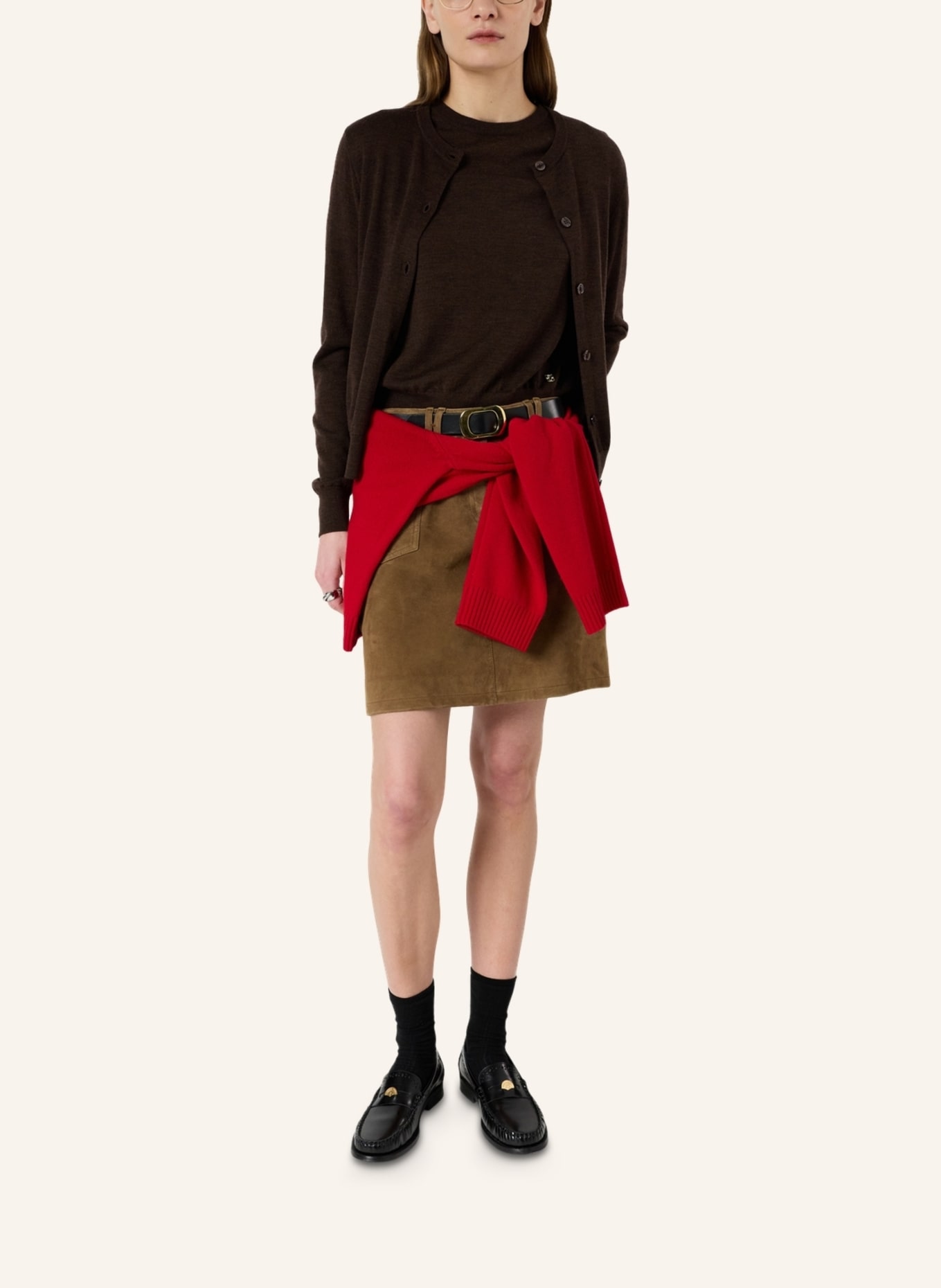 GERARD DAREL Strickjacke ESTELLE: BRAUN