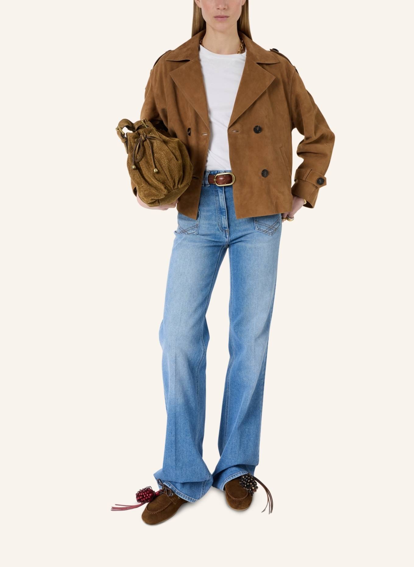 GERARD DAREL Trenchcoat TAMY: BRAUN