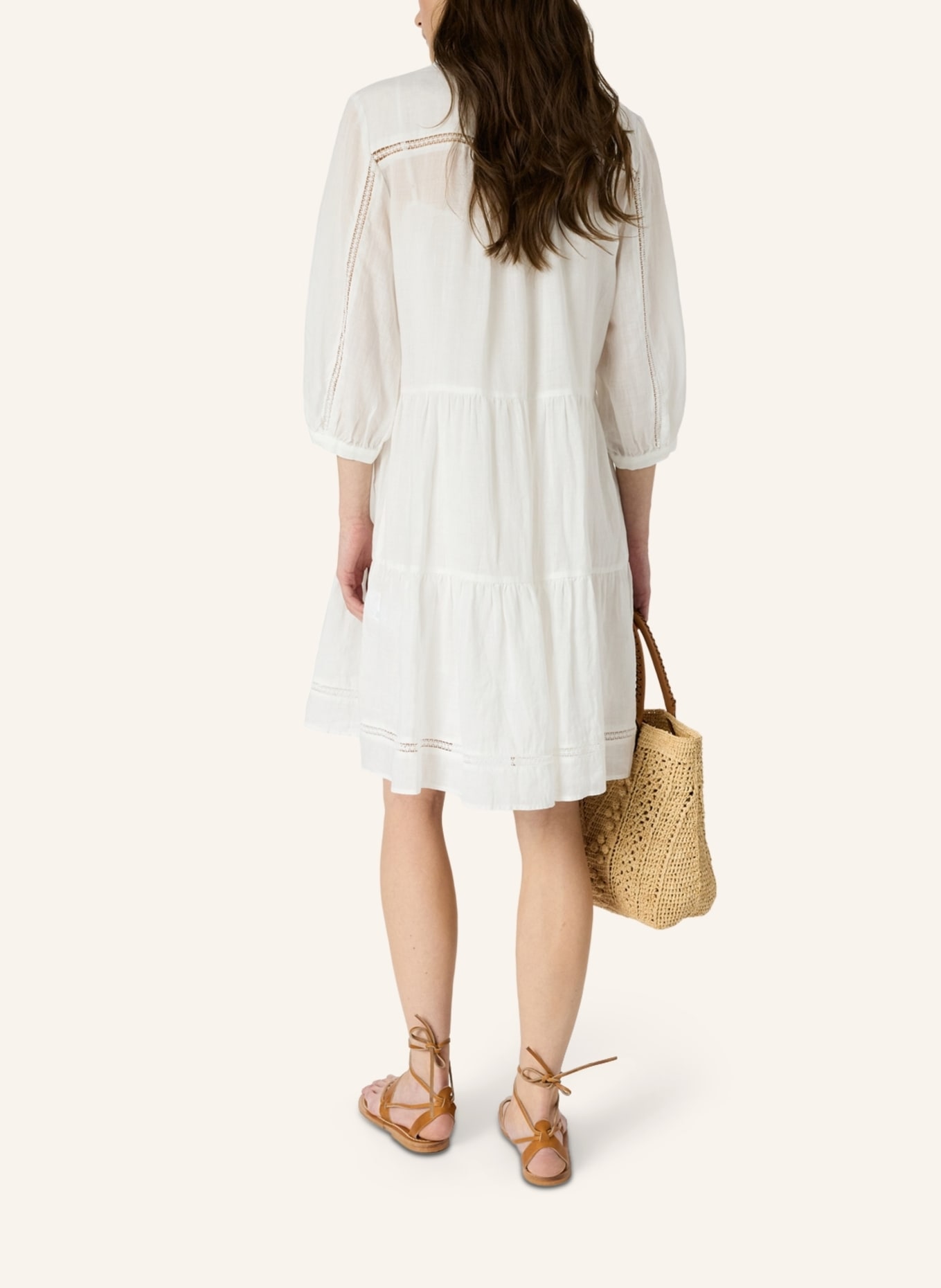 GERARD DAREL Kleid RIANE: ECRU