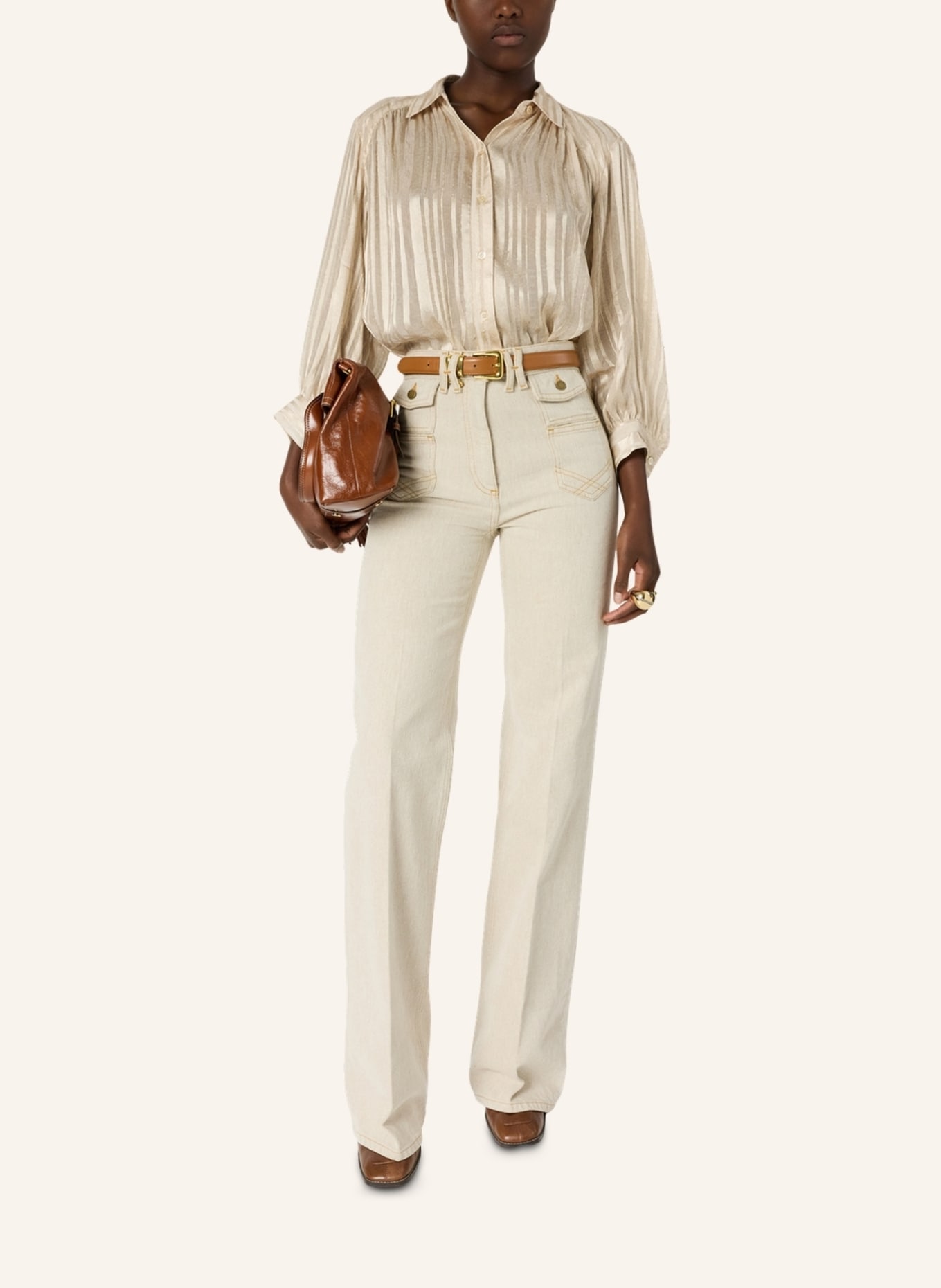 GERARD DAREL Bluse CRINA: CREME