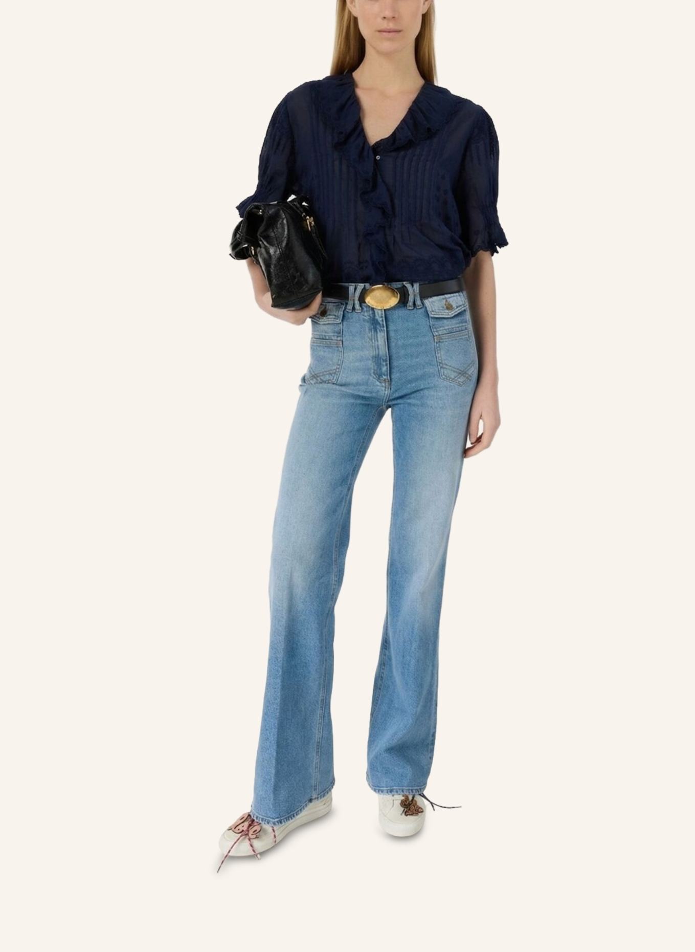 GERARD DAREL Bluse CEYLIA: DUNKELBLAU