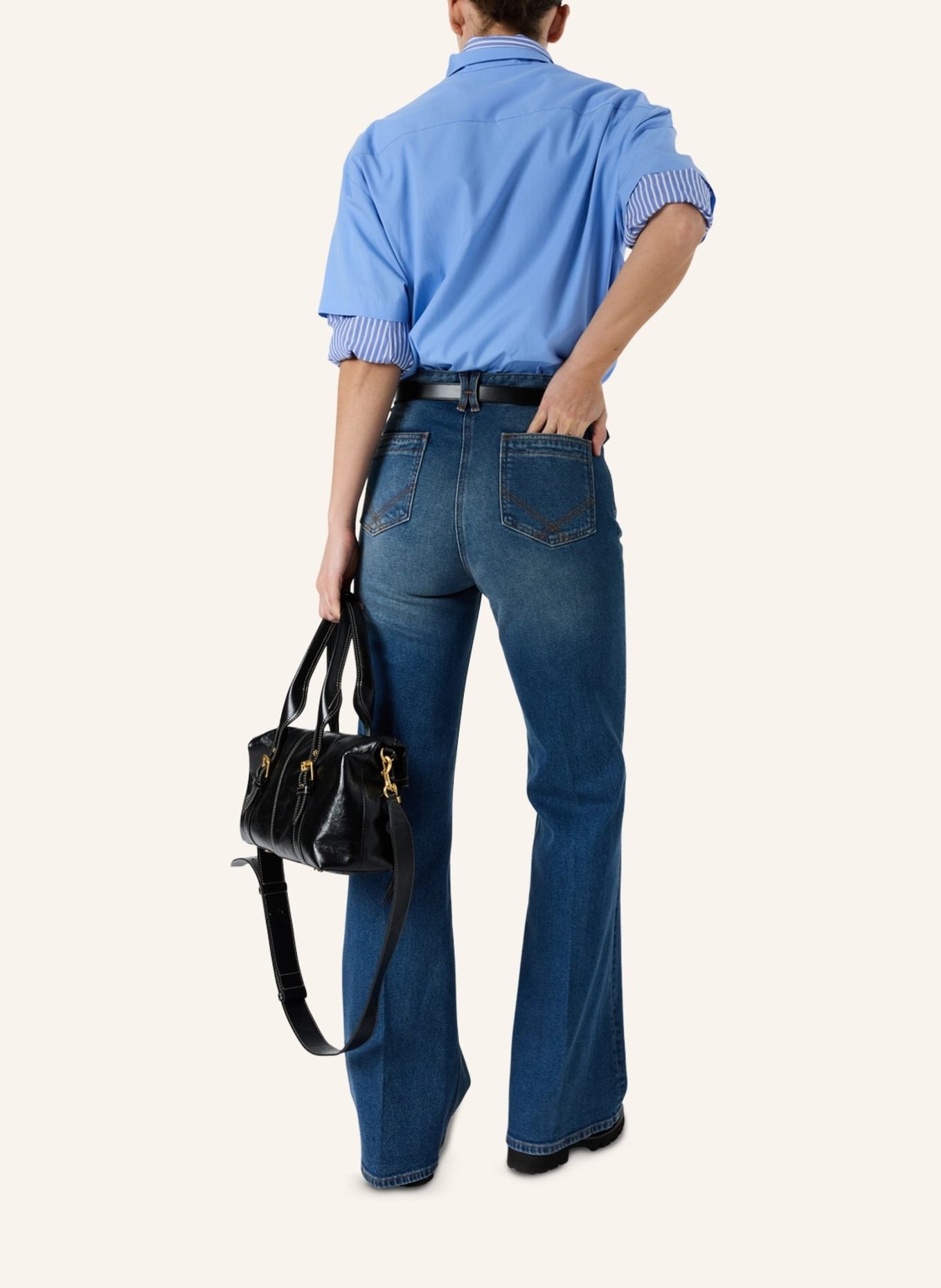 GERARD DAREL Bluse CHAYNA: BLAU