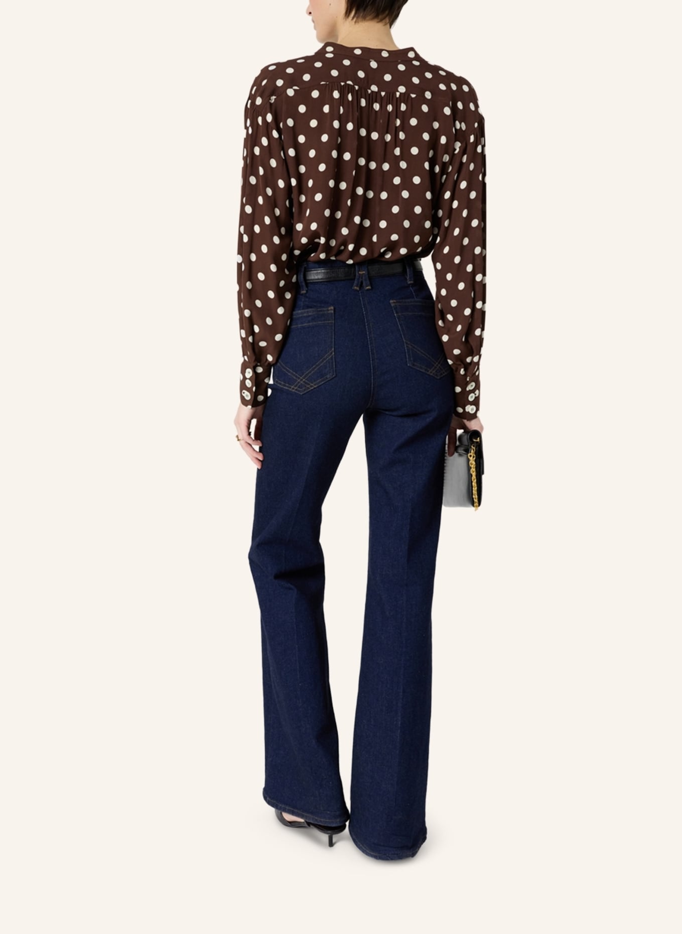 GERARD DAREL Bluse CAYANE: BRAUN