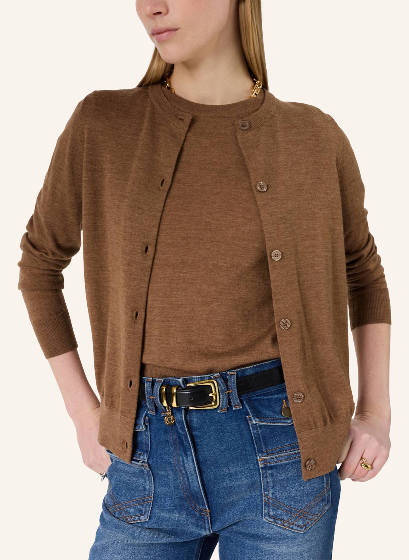GERARD DAREL Strickjacke ESTELLE: CAMEL