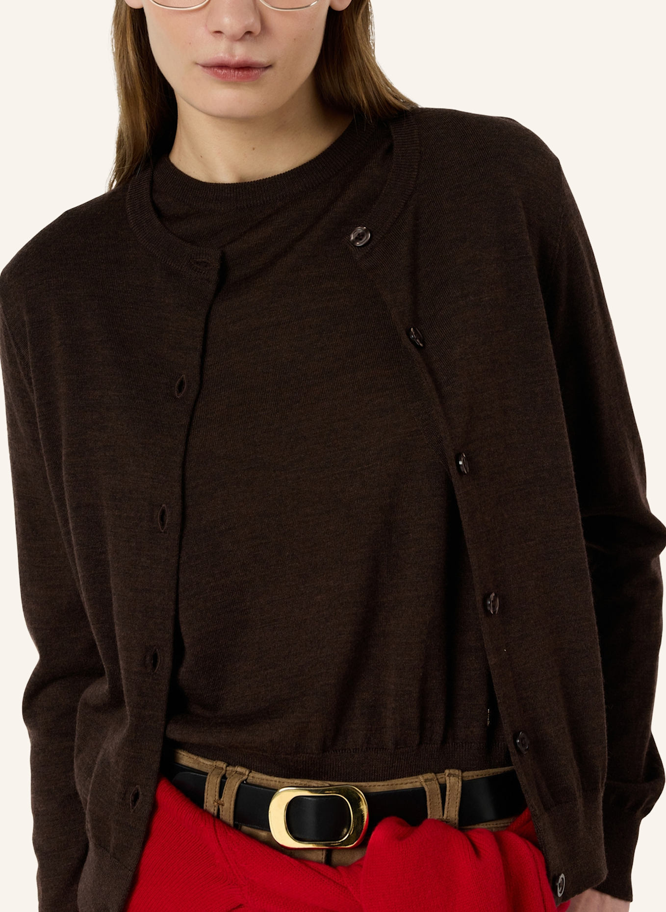 GERARD DAREL Strickjacke ESTELLE: BRAUN