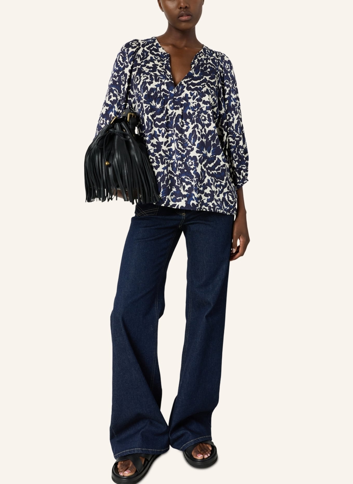 GERARD DAREL Bluse CALINA: BLAU