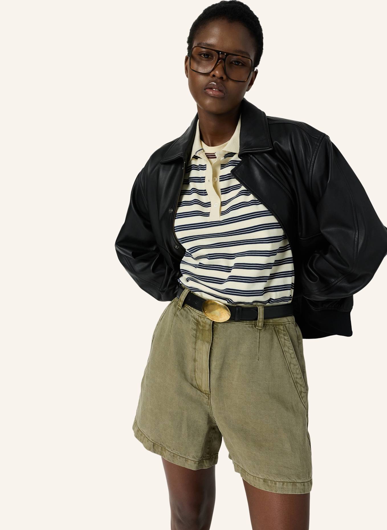 GERARD DAREL Shorts AVINA: KHAKI