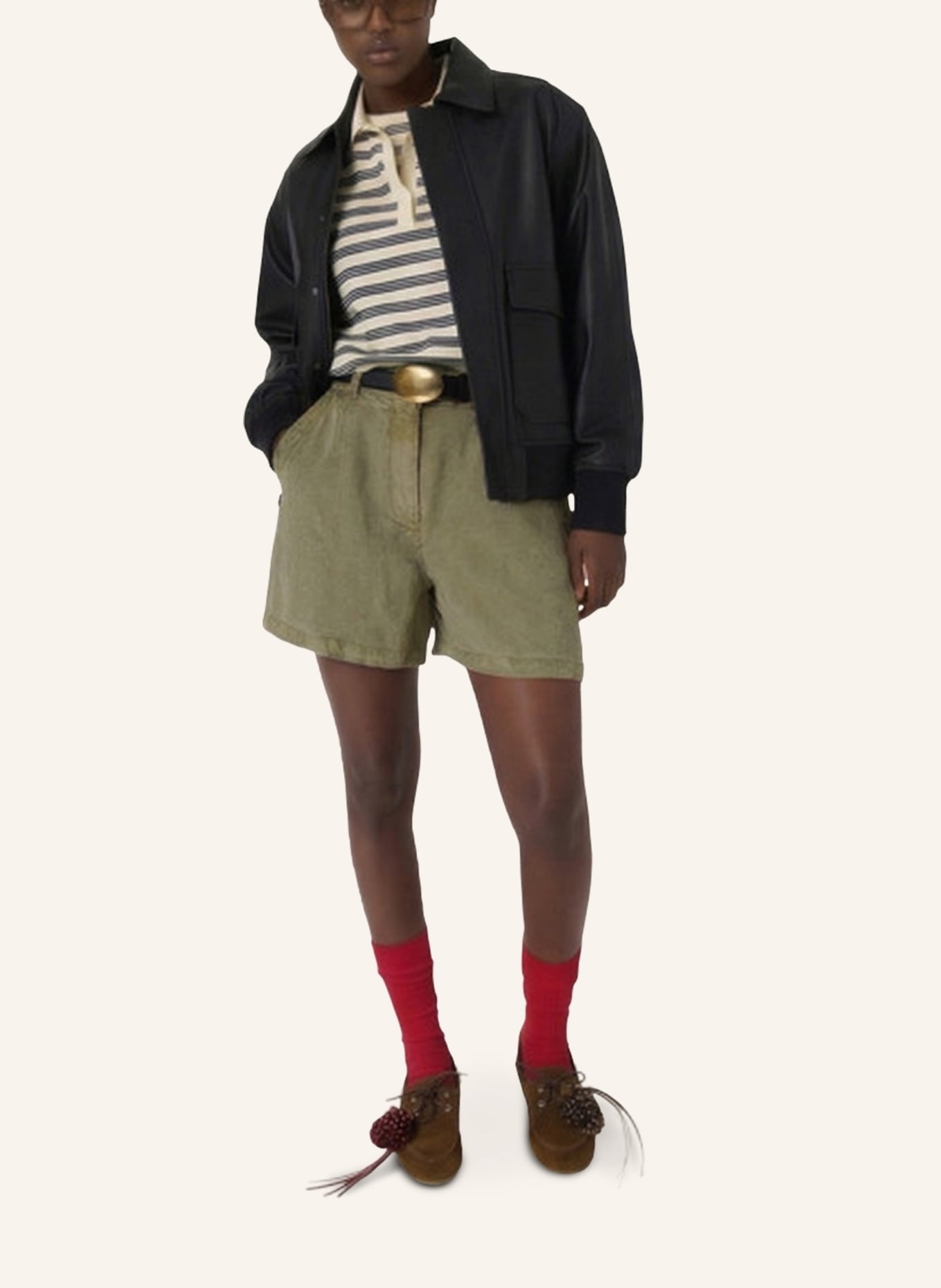 GERARD DAREL Shorts AVINA: KHAKI