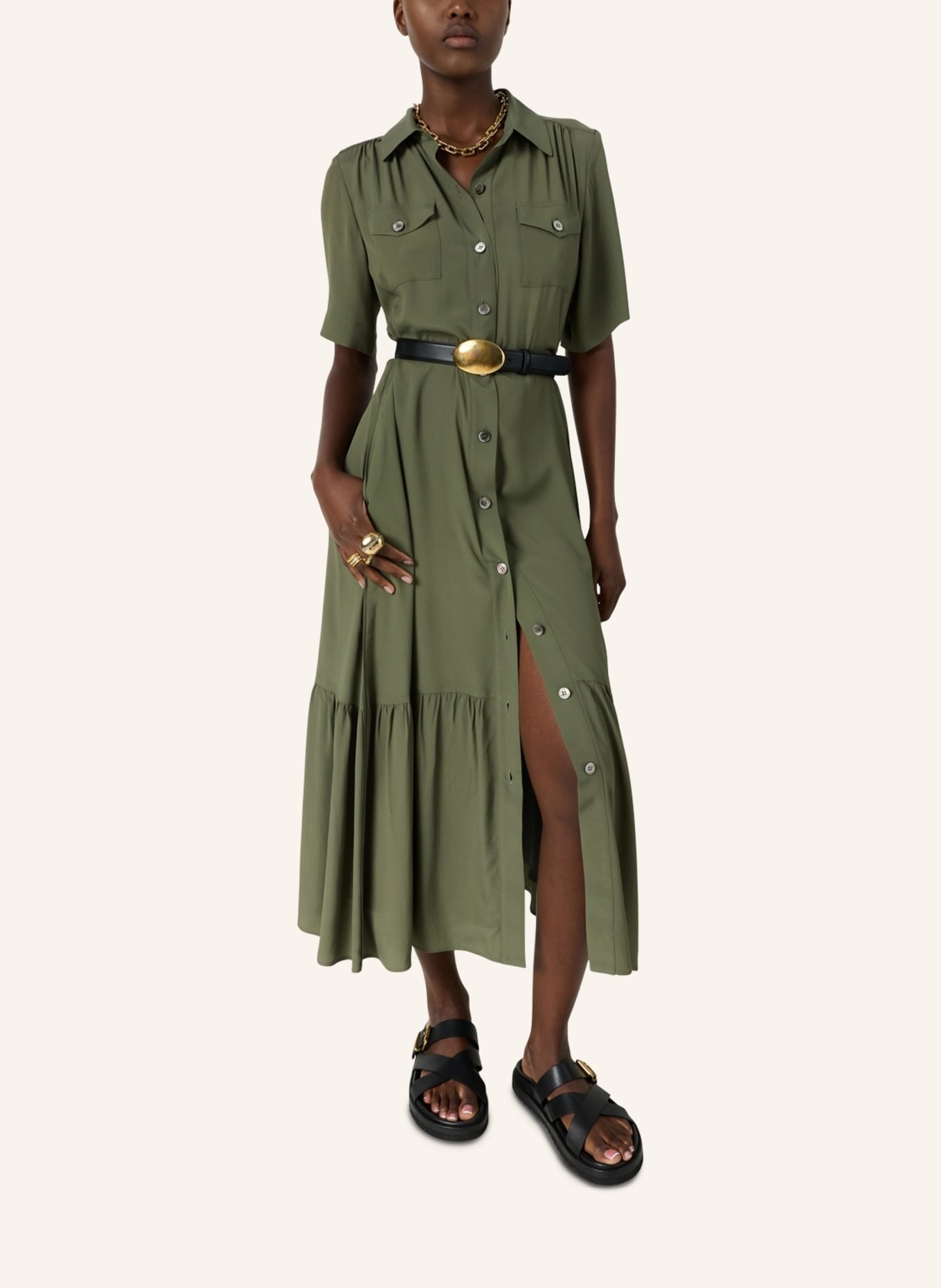 GERARD DAREL Kleid RAINA: GRÜN