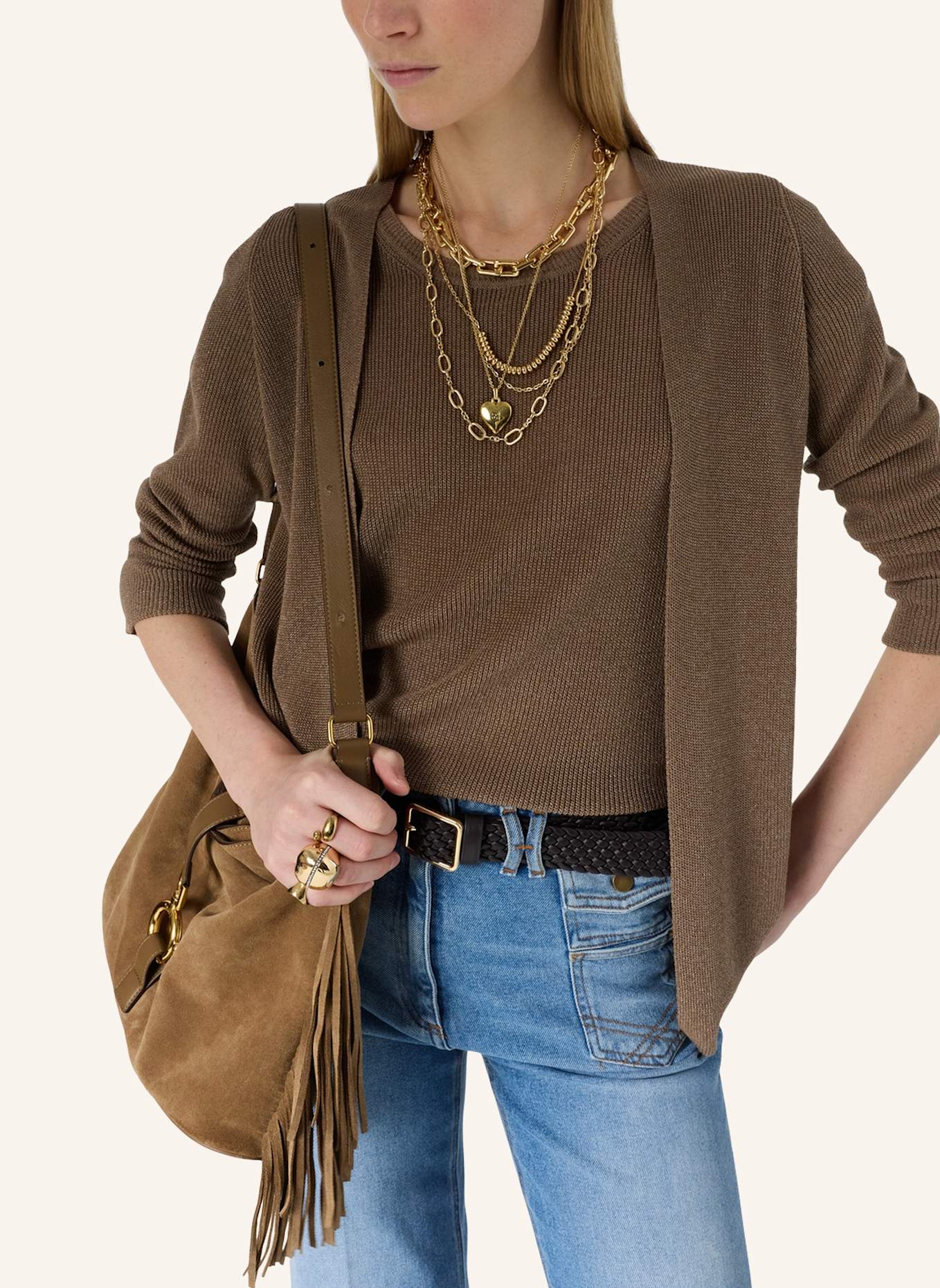 GERARD DAREL Strickjacke LORINA: BRAUN