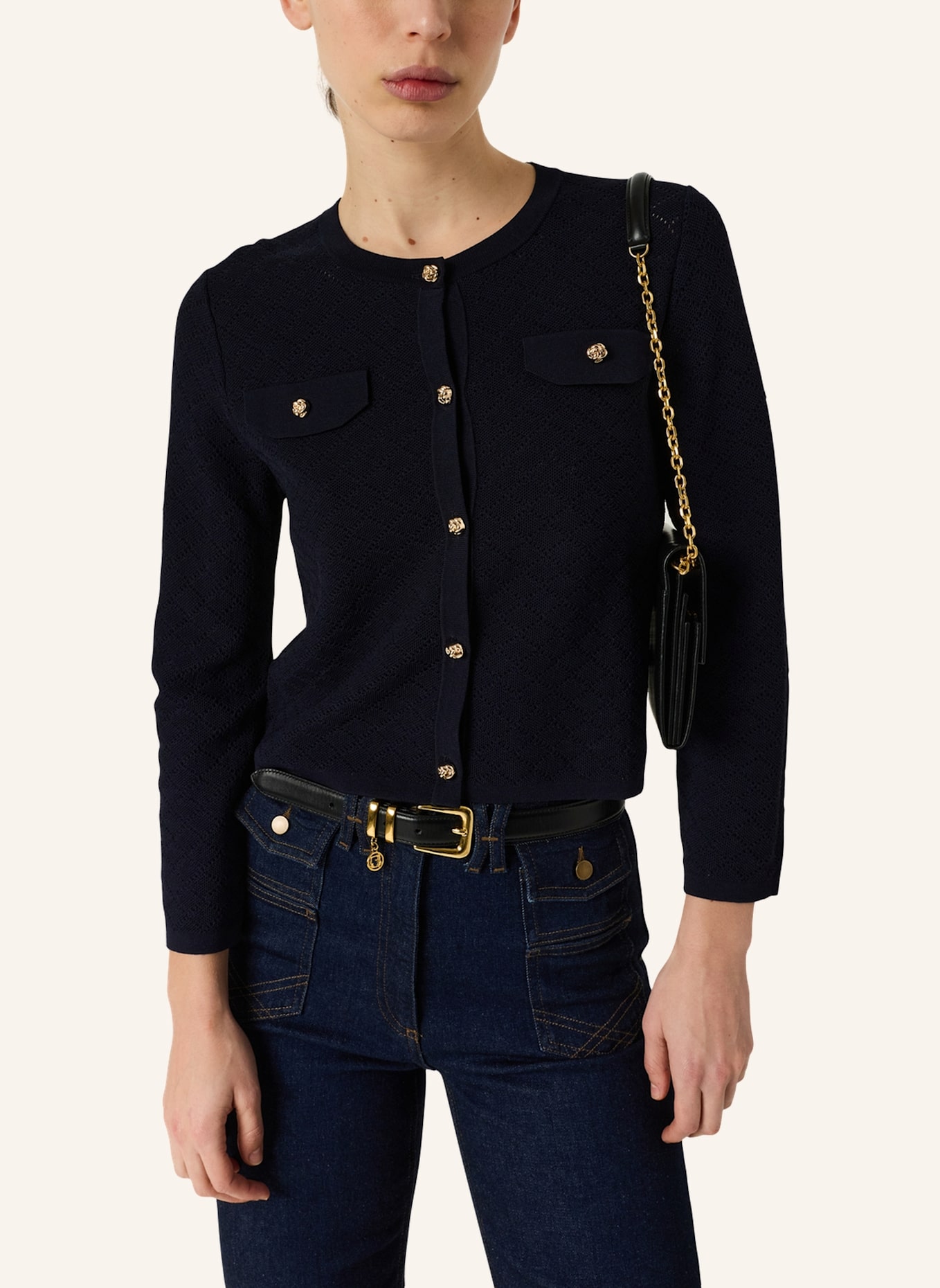 GERARD DAREL Strickjacke LUBNA: DUNKELBLAU