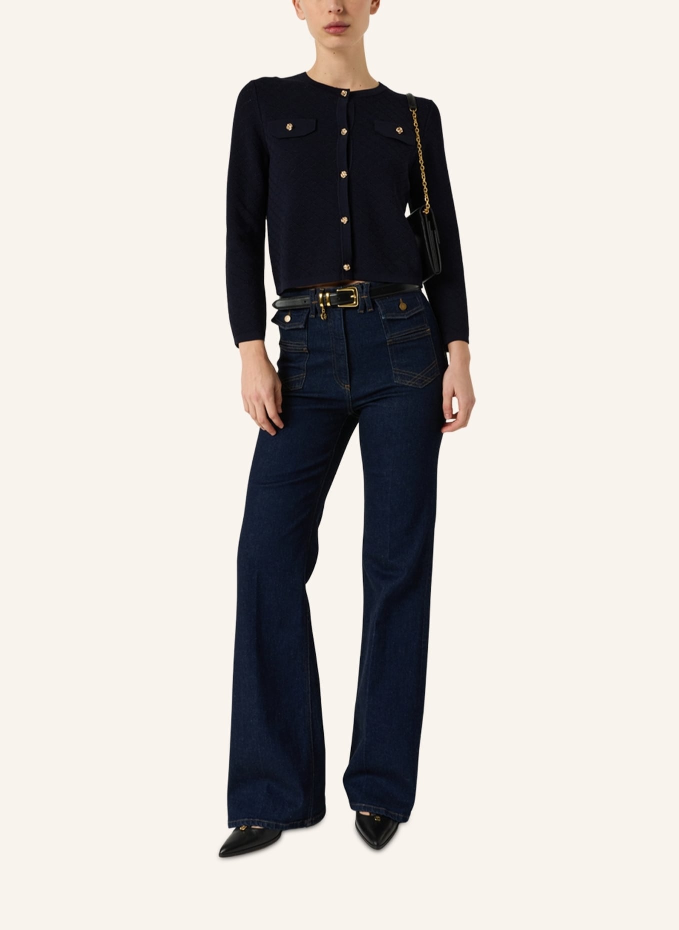 GERARD DAREL Strickjacke LUBNA: DUNKELBLAU
