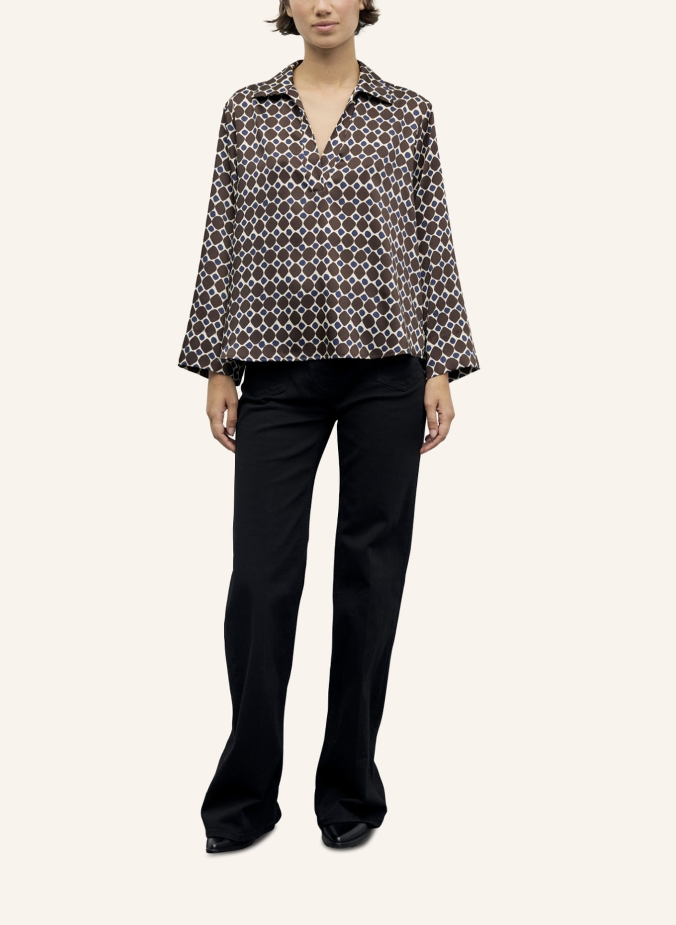 GERARD DAREL Bluse LORRA: BRAUN
