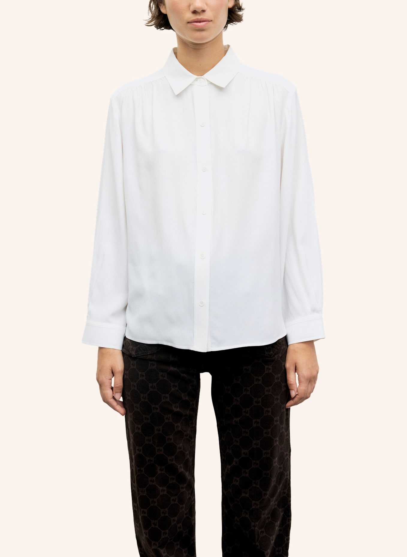 GERARD DAREL Bluse mit Seide: ECRU