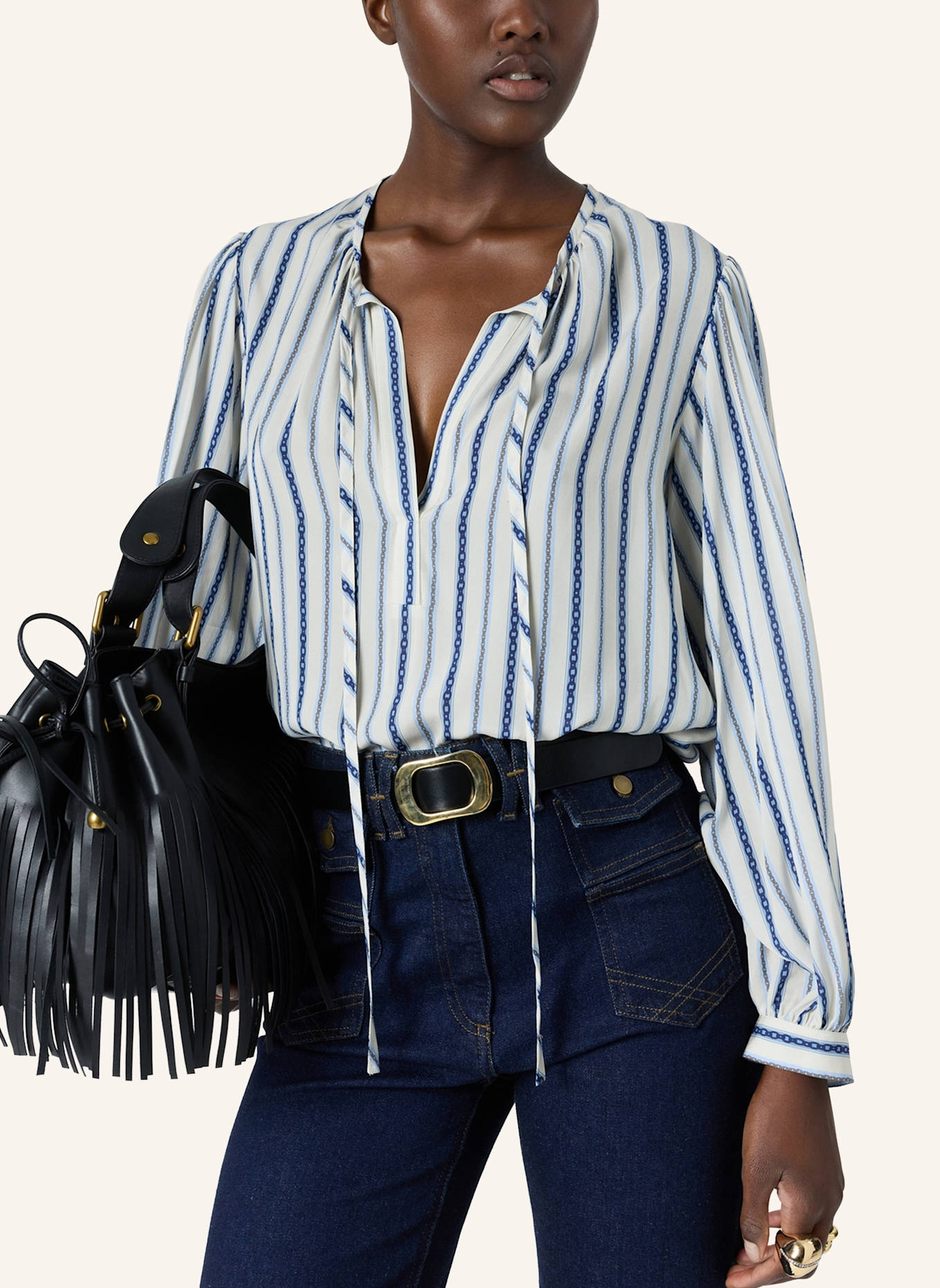 GERARD DAREL Bluse CAMMIE: CREME