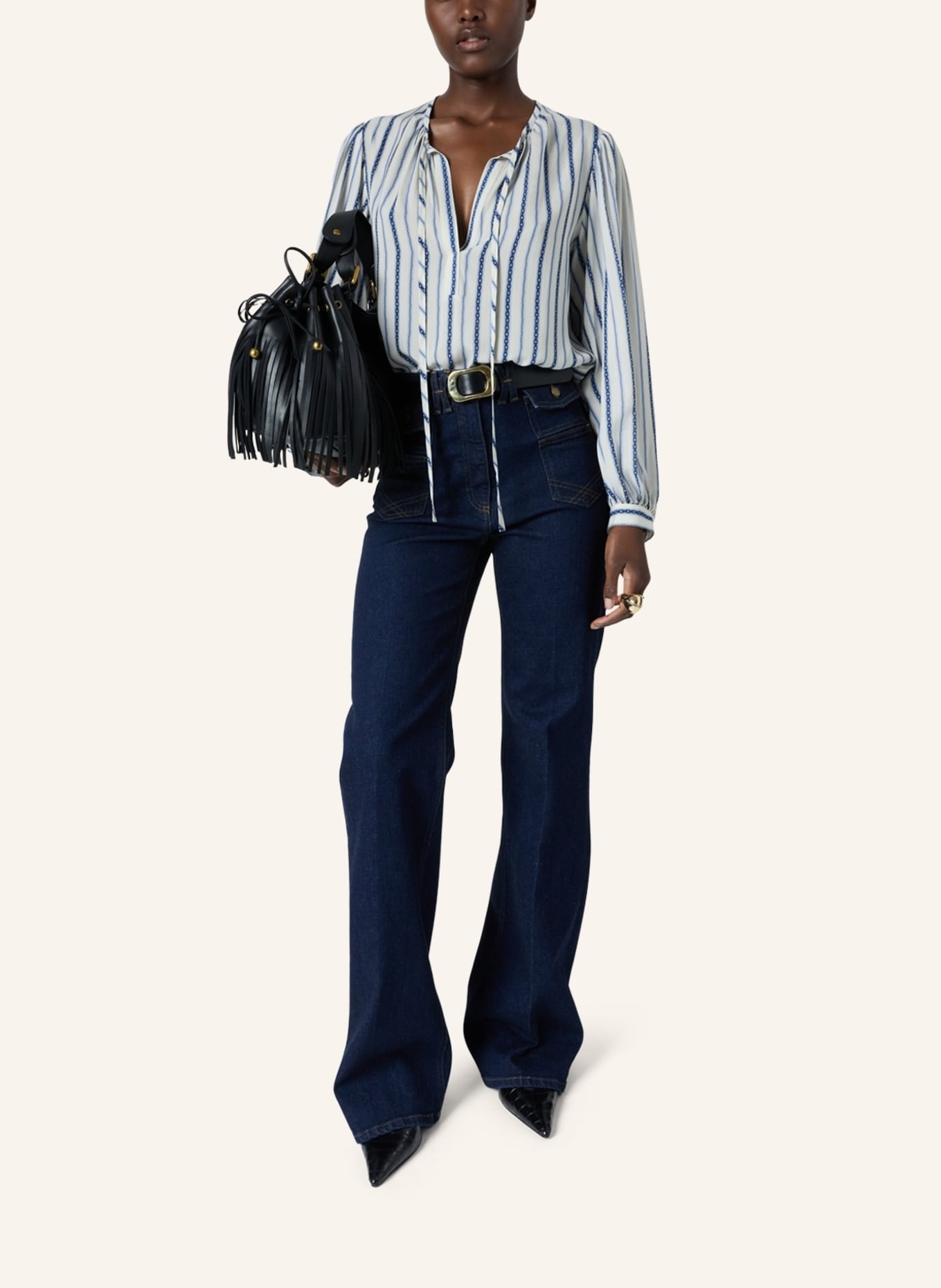 GERARD DAREL Bluse CAMMIE: CREME