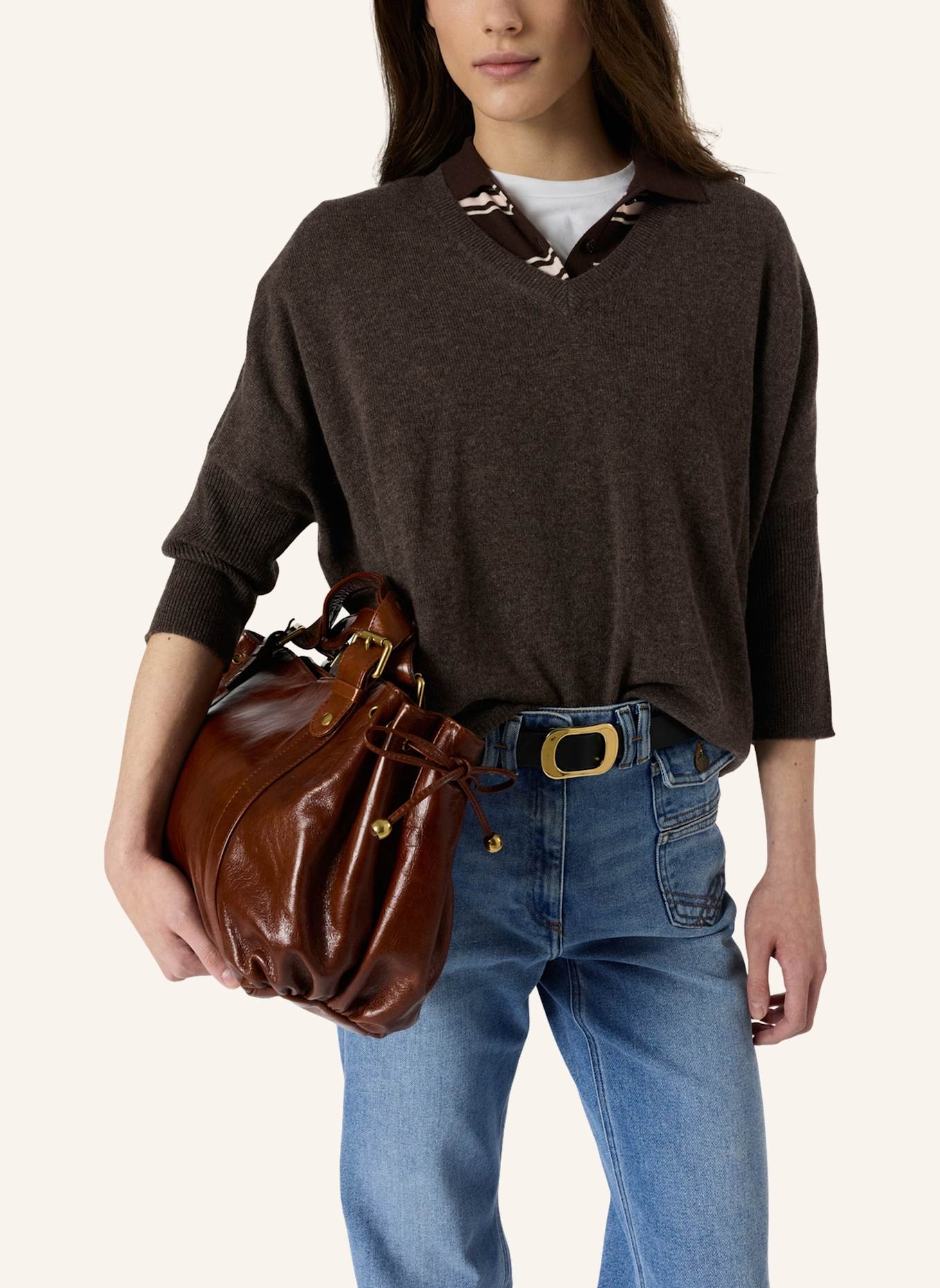 GERARD DAREL Pullover ESMEE: BRAUN