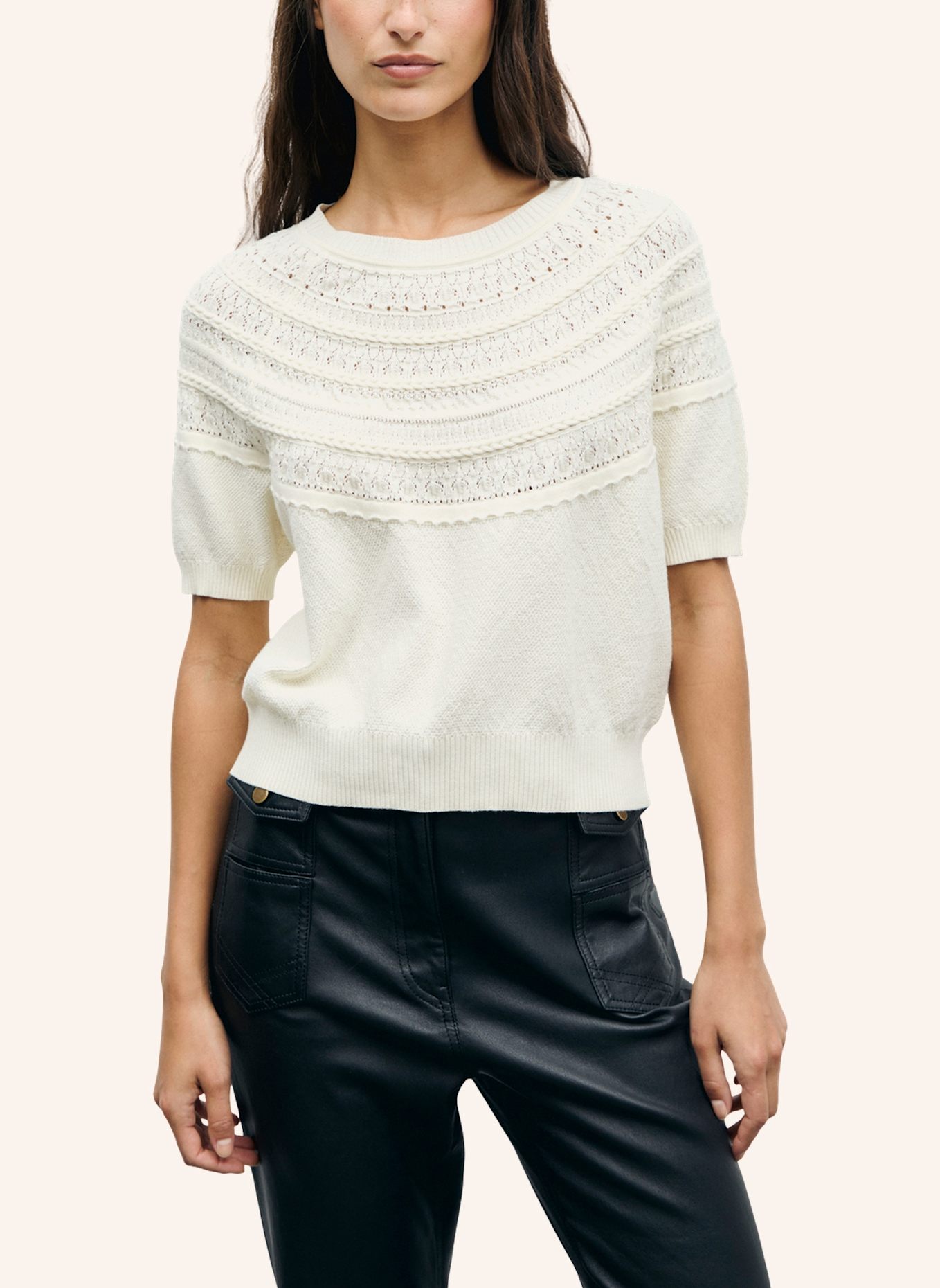 GERARD DAREL Pullover ROBERTE: WEISS