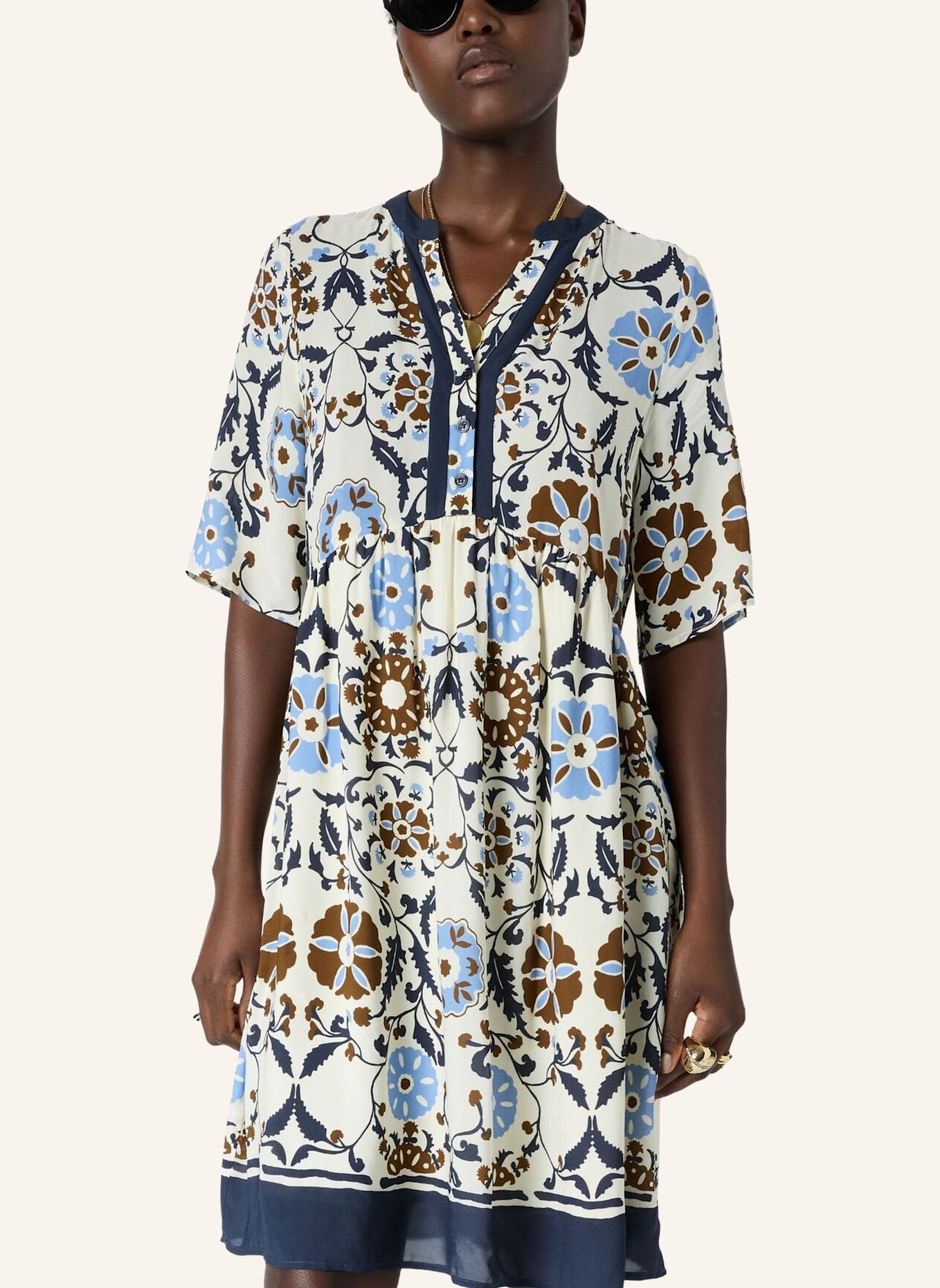 GERARD DAREL Kleid ROMAINE: ECRU