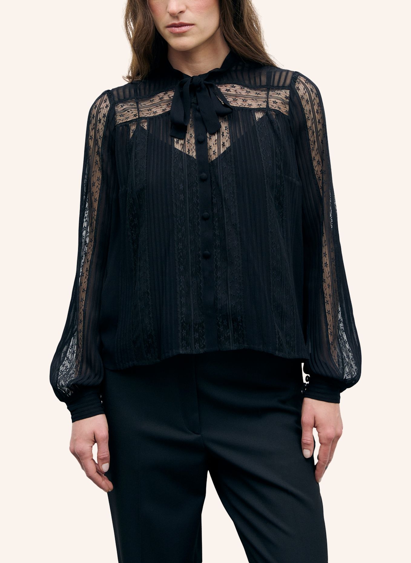 GERARD DAREL Bluse LONNIE: SCHWARZ