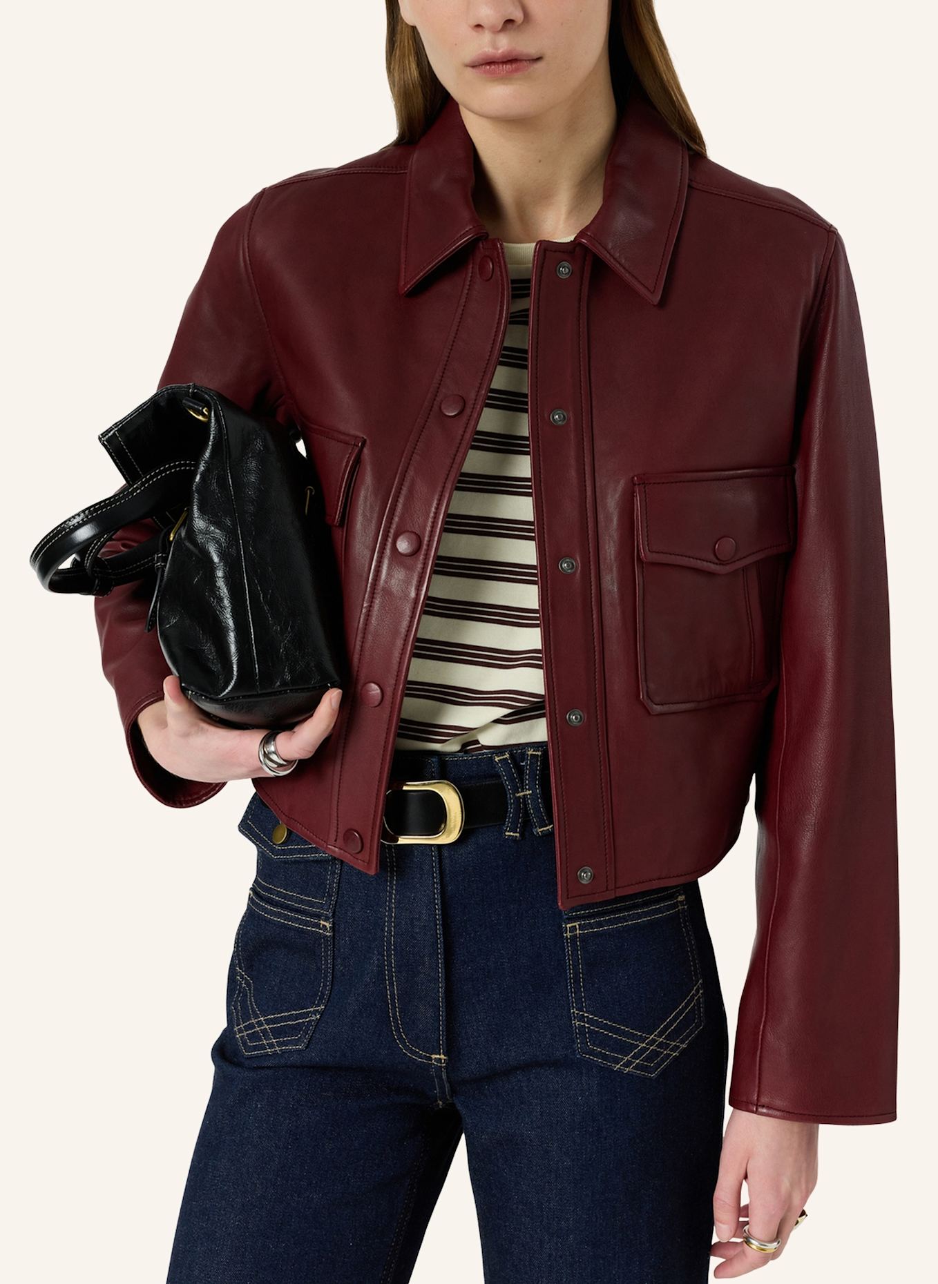 GERARD DAREL Jacke NOEVE: DUNKELROT