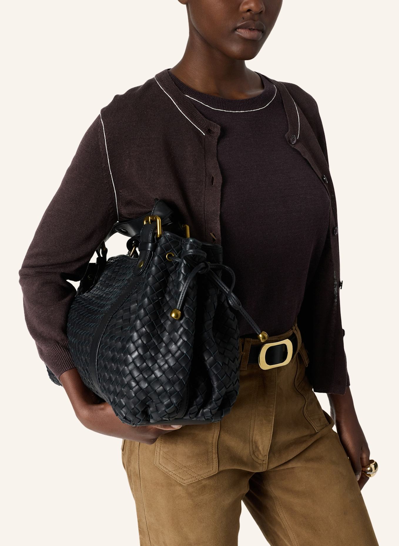 GERARD DAREL Strickjacke LORYS: BRAUN