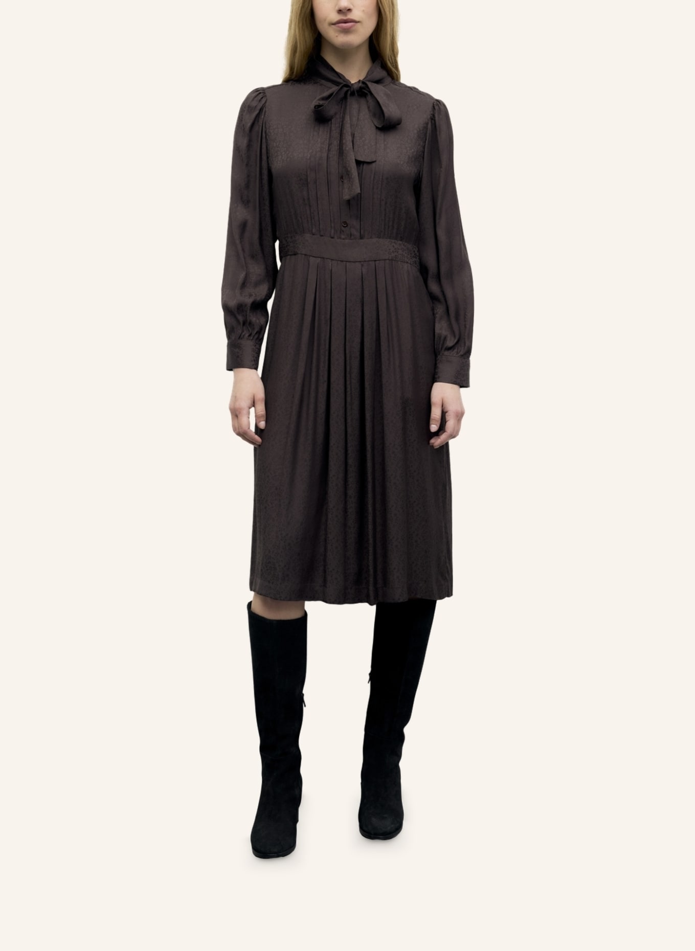 GERARD DAREL Kleid CLEME: HELLBRAUN