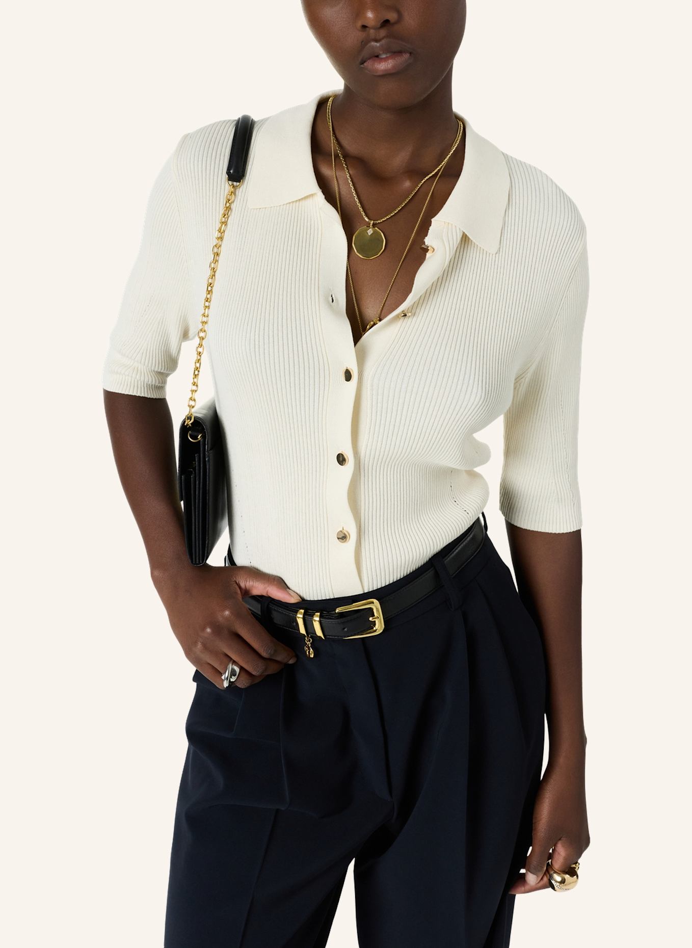 GERARD DAREL Strickjacke LOUIZA: ECRU