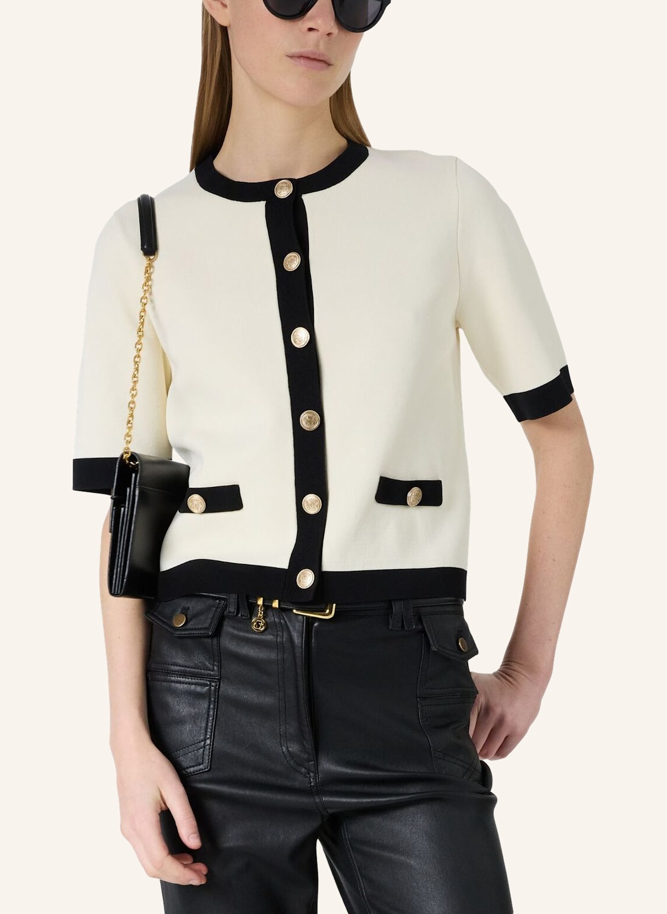 GERARD DAREL Strickjacke LAILA: ECRU