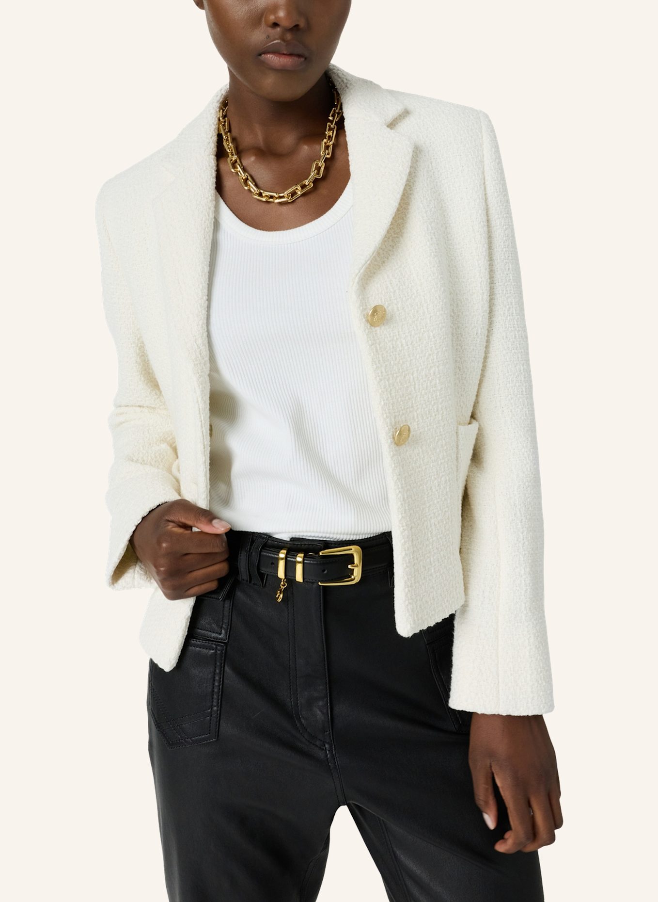 GERARD DAREL Jacke TAHITI: ECRU