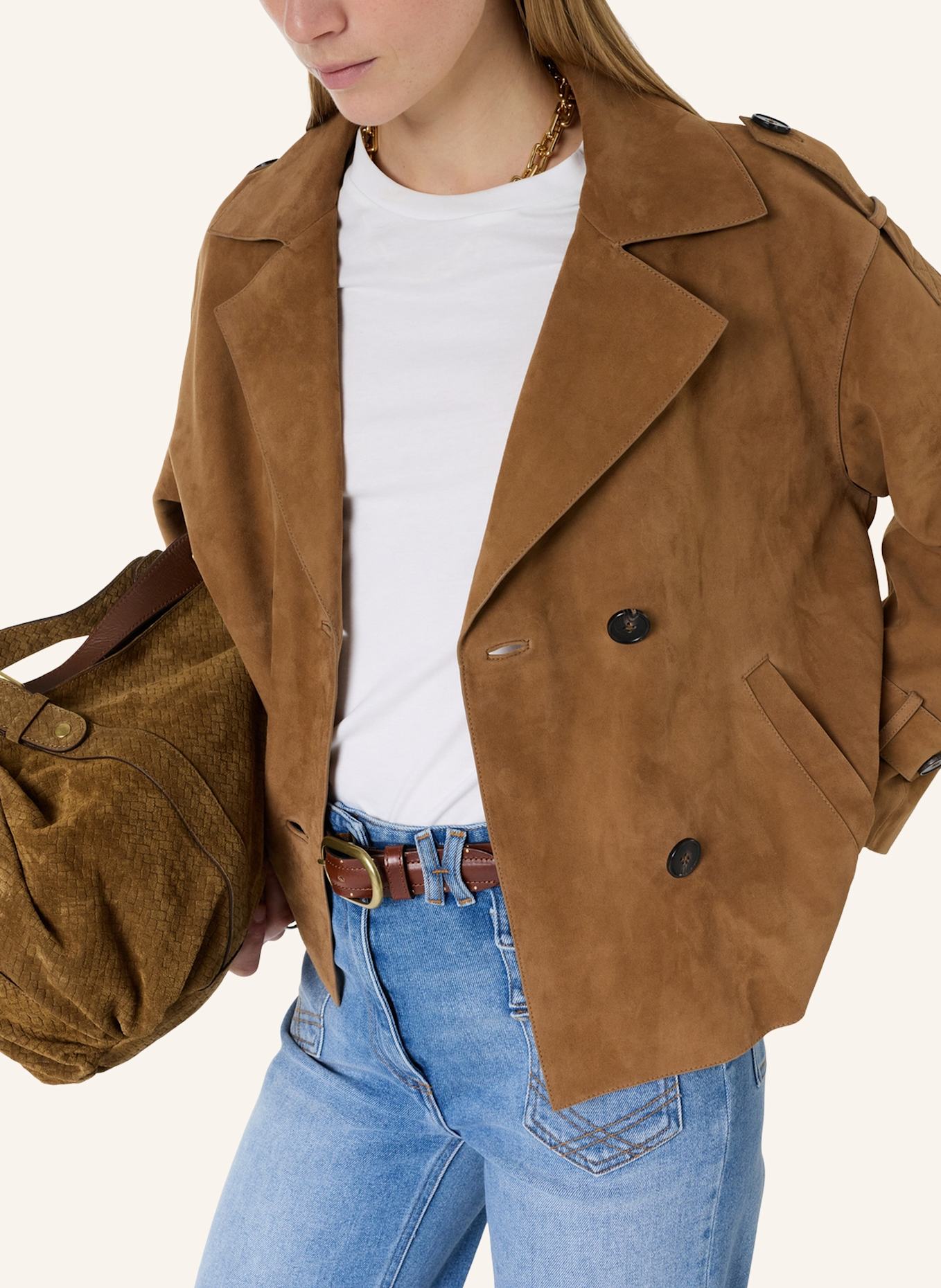 GERARD DAREL Trenchcoat TAMY: BRAUN