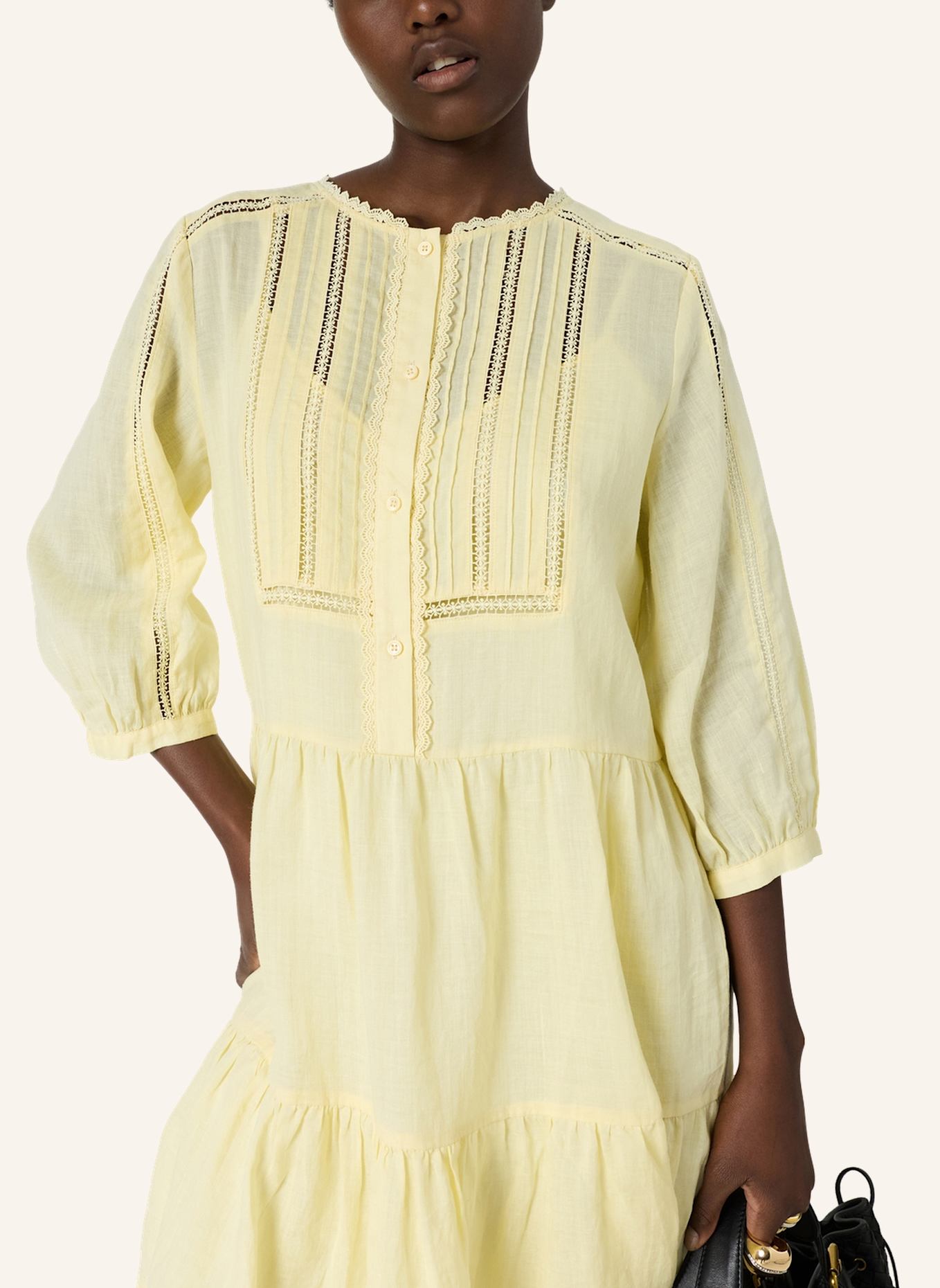 GERARD DAREL Kleid RIANE: GELB