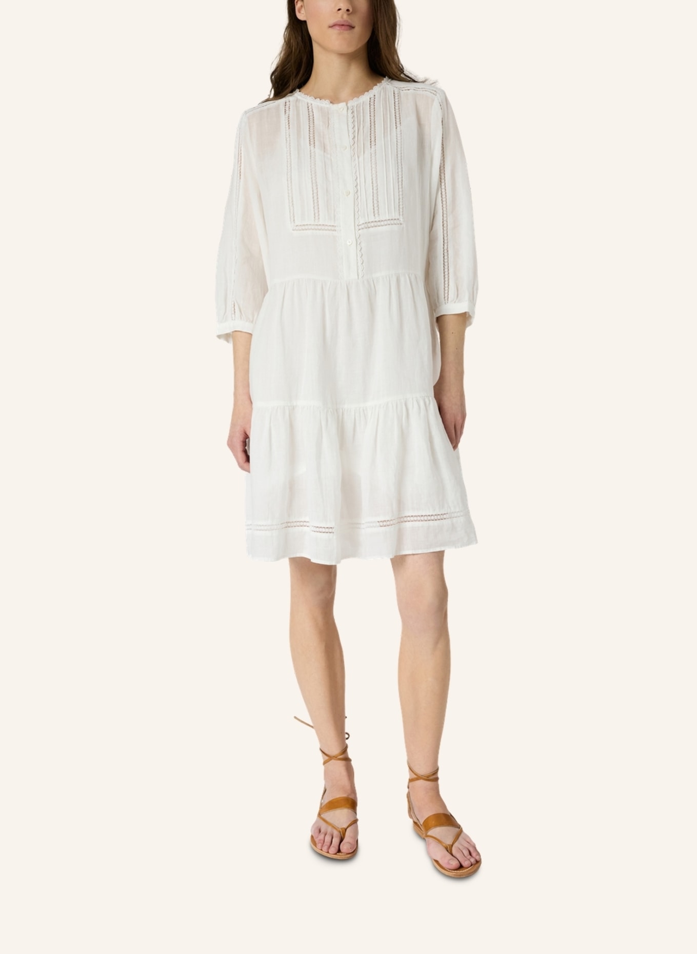 GERARD DAREL Kleid RIANE: ECRU